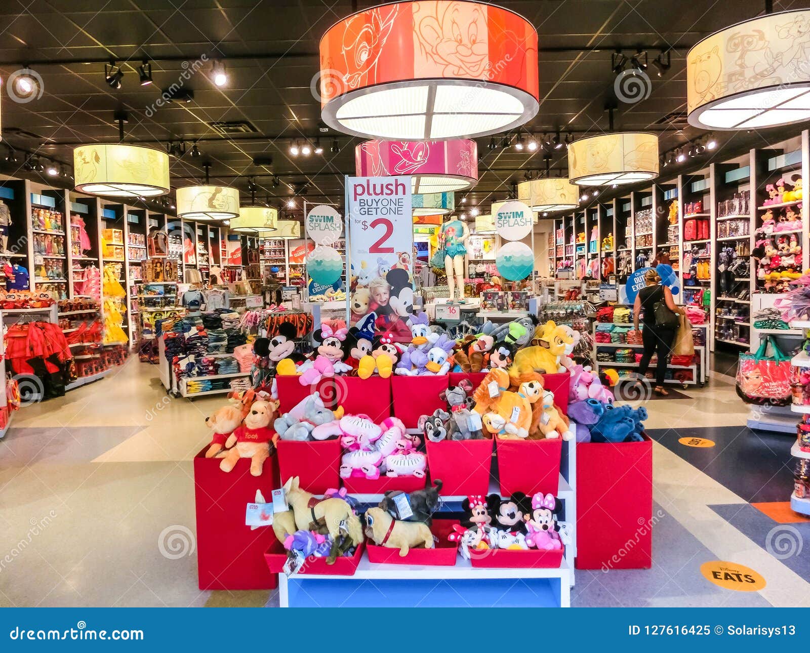 Orlando Usa May 10 2018 The Colorful Toys At Disney Store