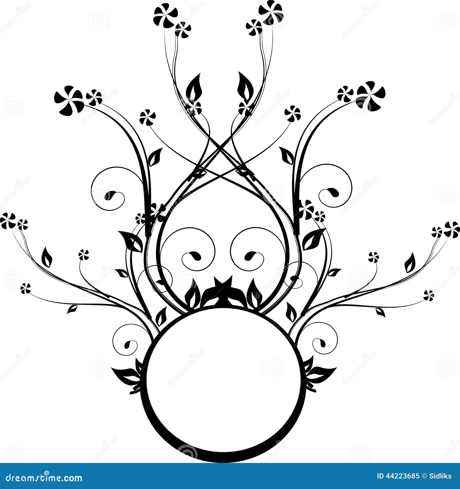 Orna l'elemento illustrazione di stock. Illustrazione di ragnatela