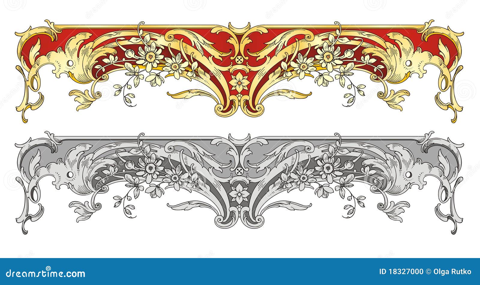 Ornament border stock vector. Illustration of border - 18327000