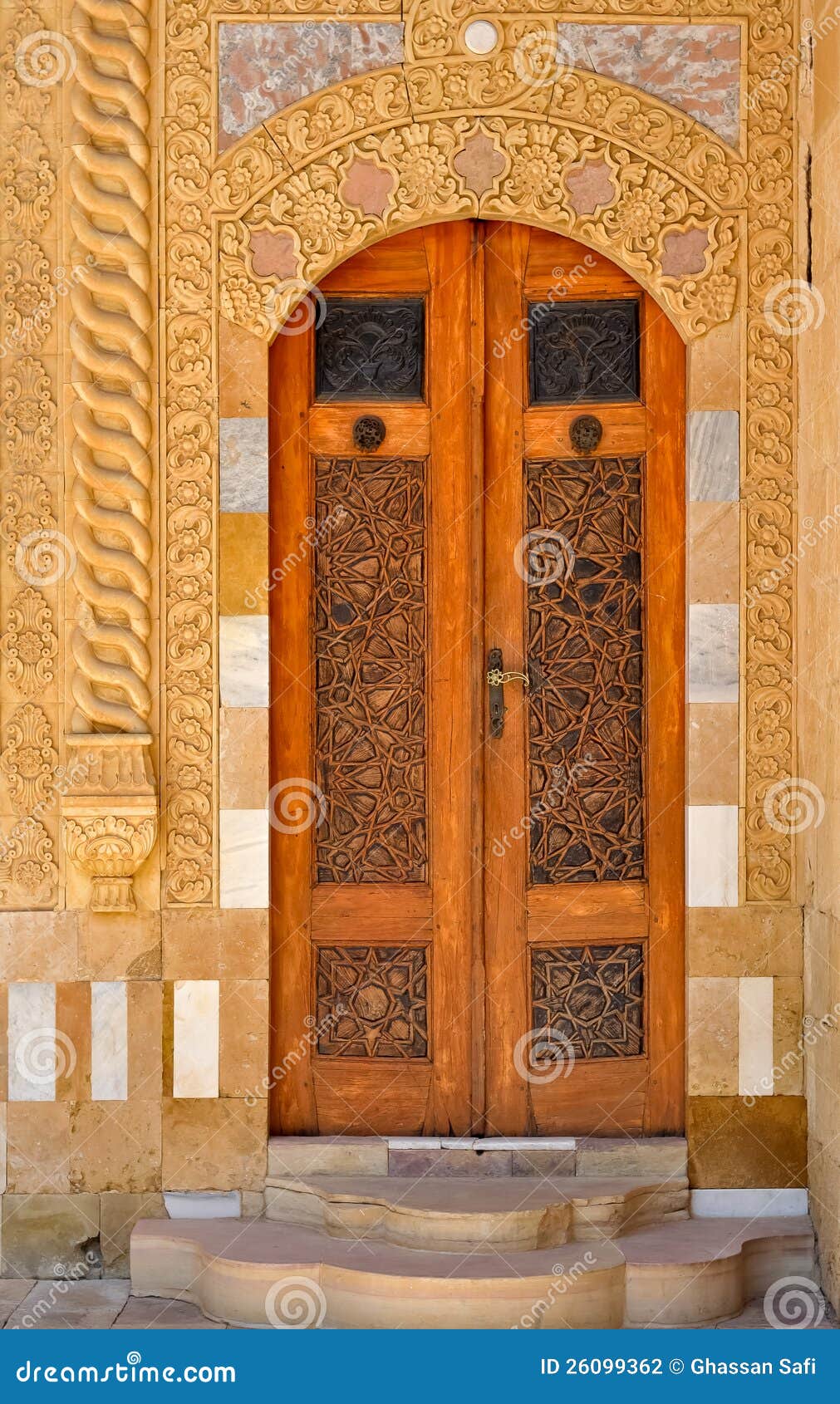 Ornament door stock photo. Image of arches, wood, royal 26099362
