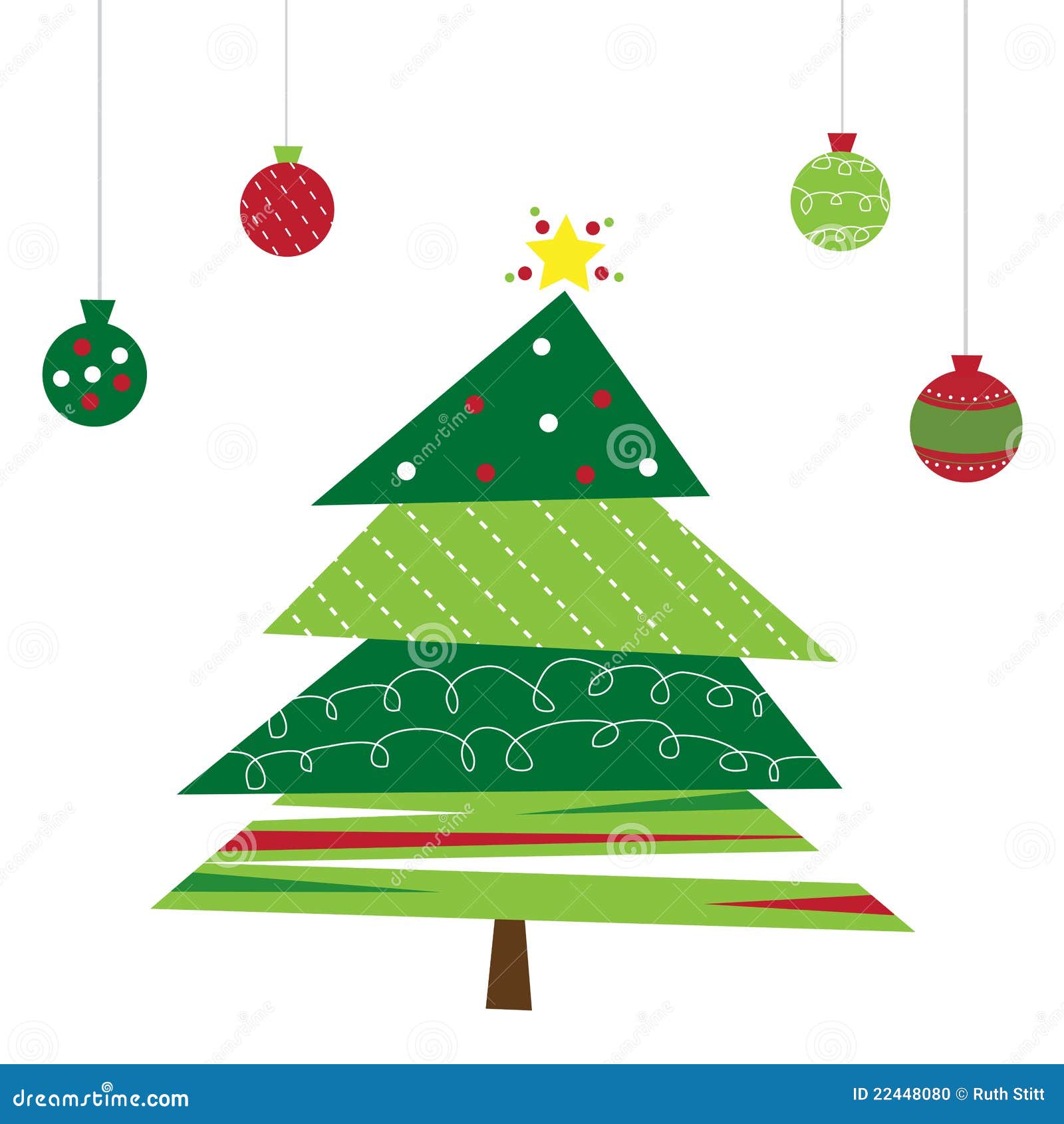 Ornament Tree stock vector. Illustration of decoration - 22448080