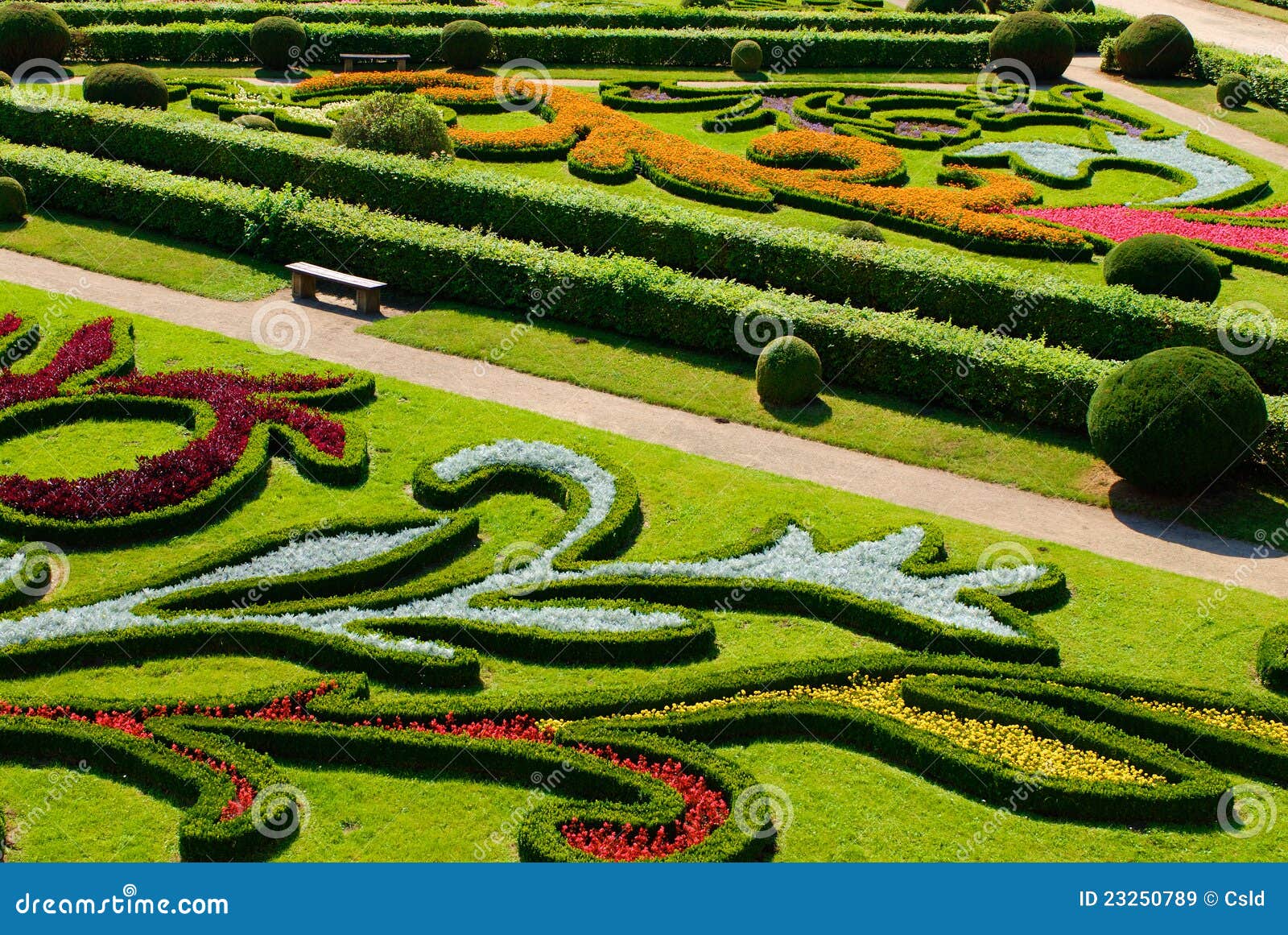 Ornamental garden stock image. Image of landscape, beautiful 23250789