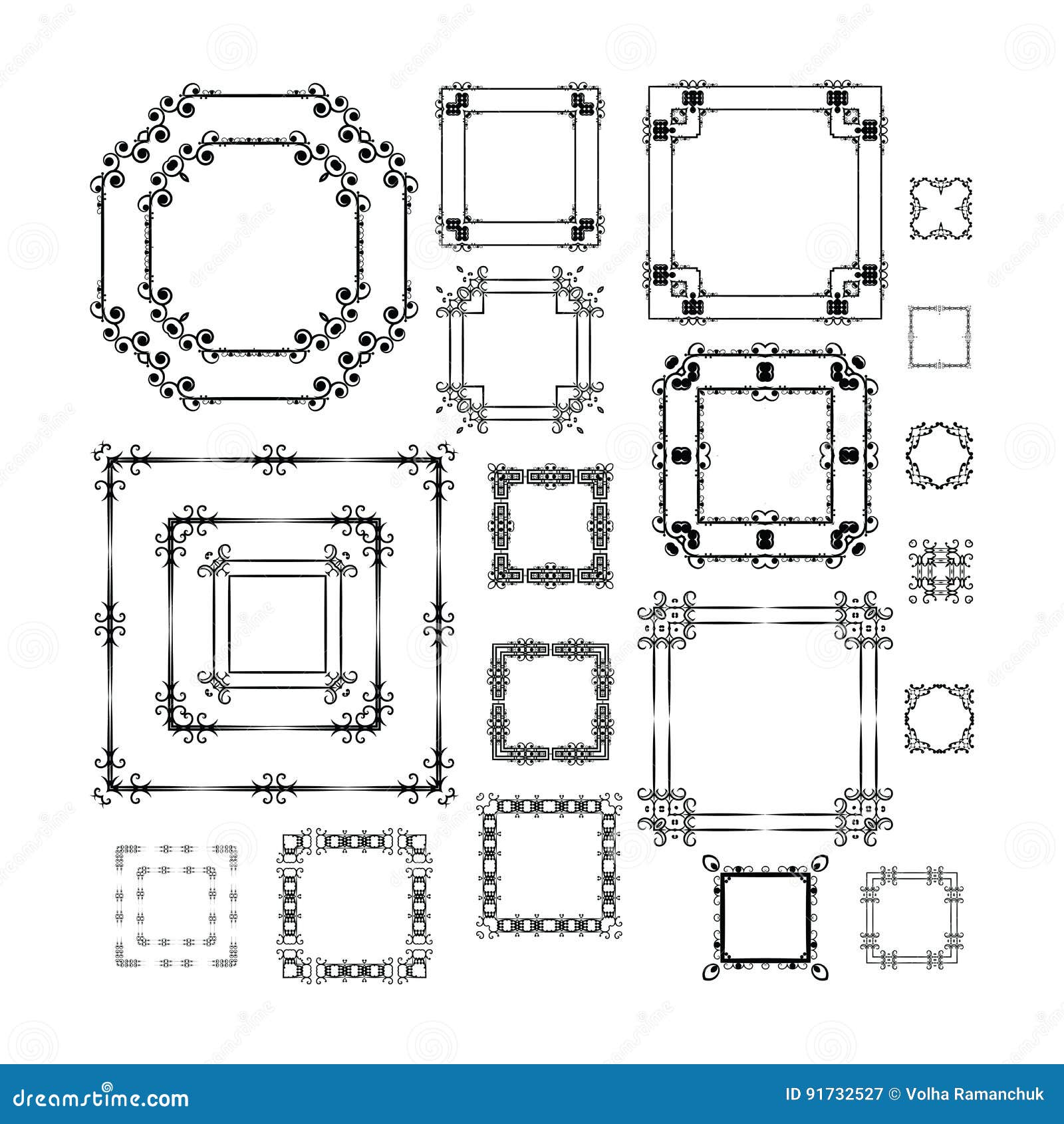 Ornamental Gothic Frames For The Page Decoration Vector Illust Stock Illustration Illustration Of Frame Ancient