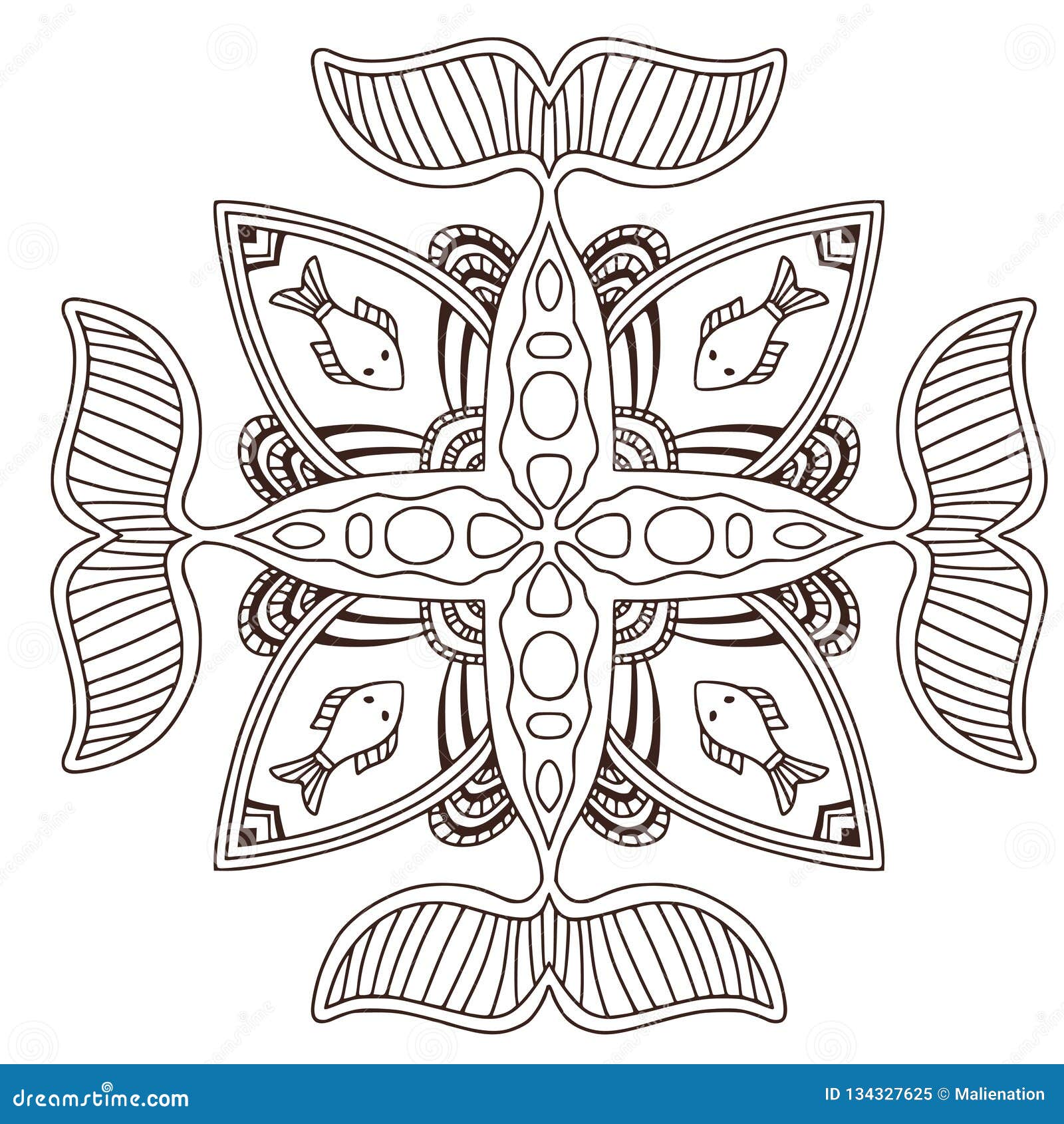 Ocean Mandala Stock Illustrations – 1,972 Ocean Mandala Stock  Illustrations, Vectors & Clipart - Dreamstime