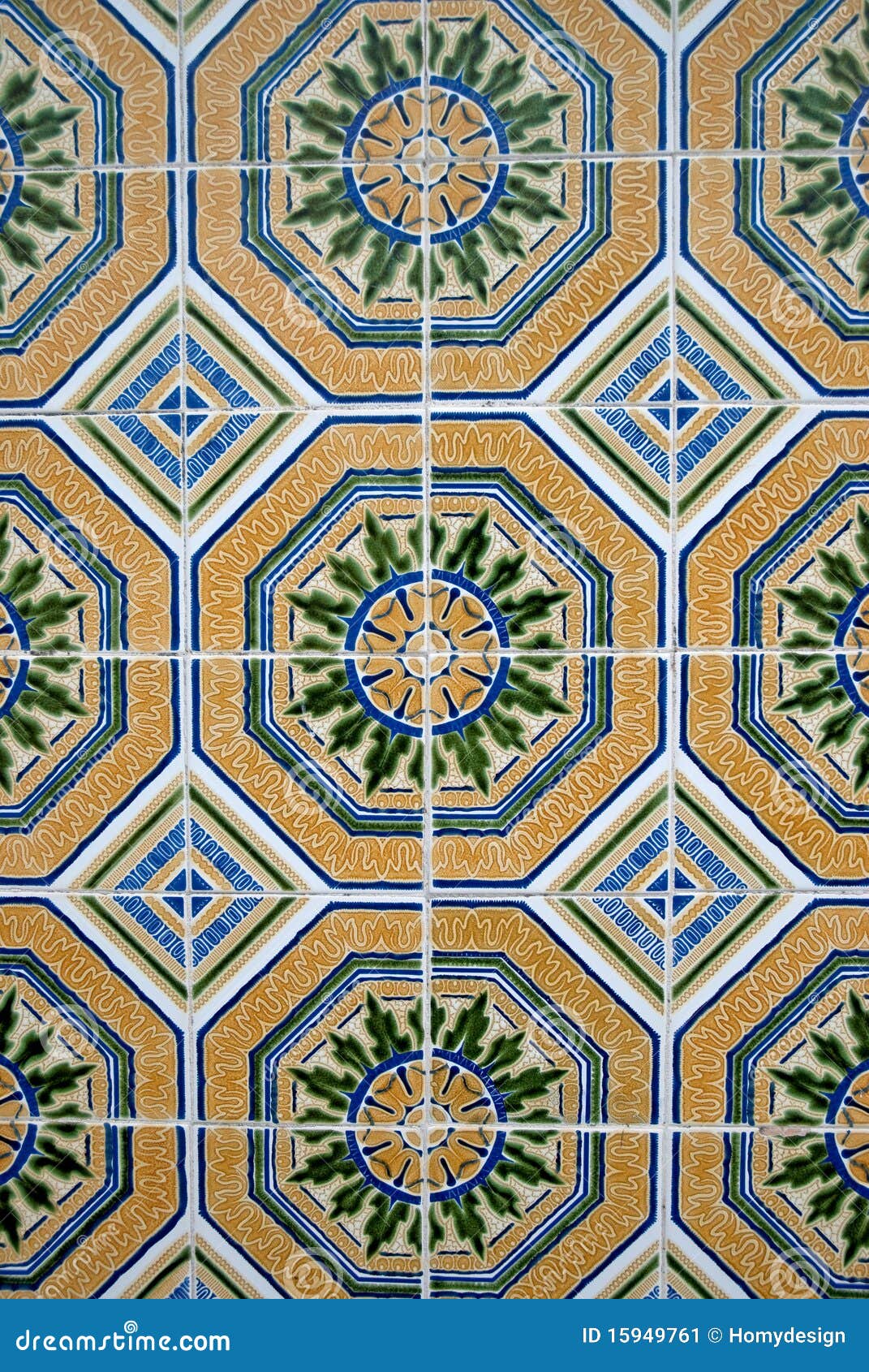 Ornamental Old Typical Tiles Stock Image Image of carre, backdrops
