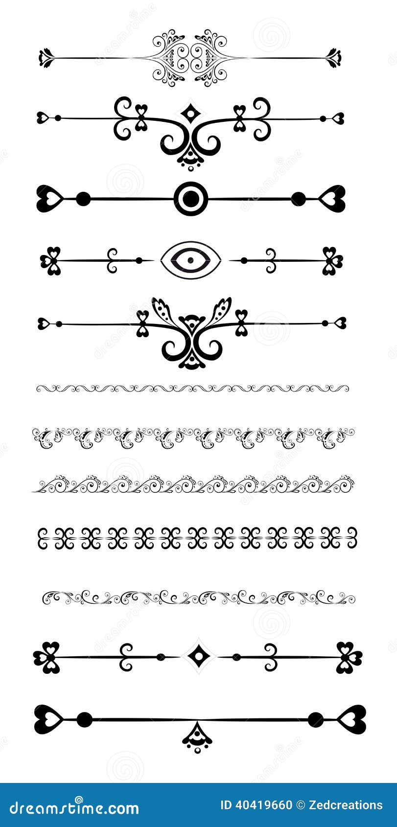 ornamental rule lines