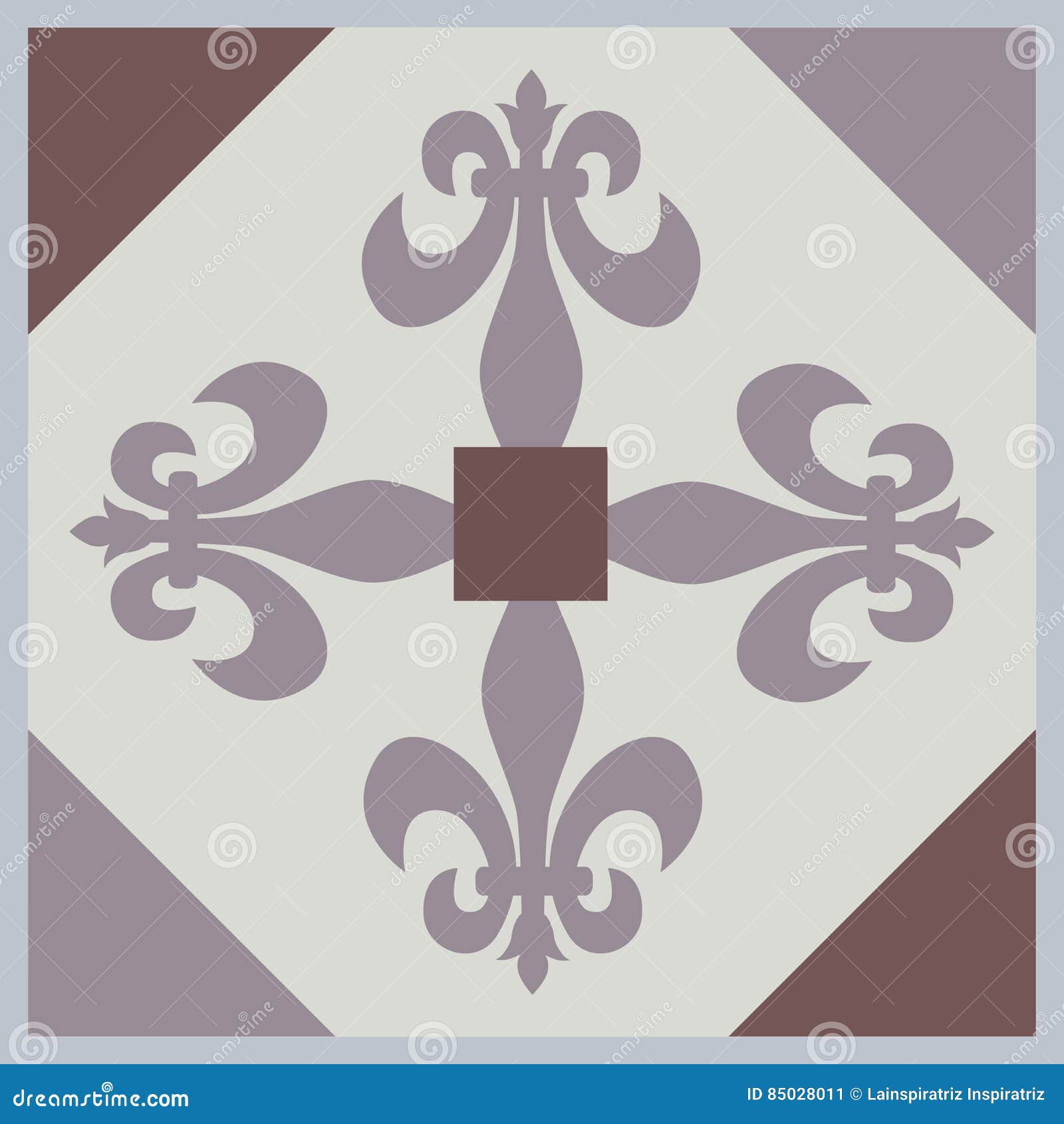 ornamental tiles pattern.