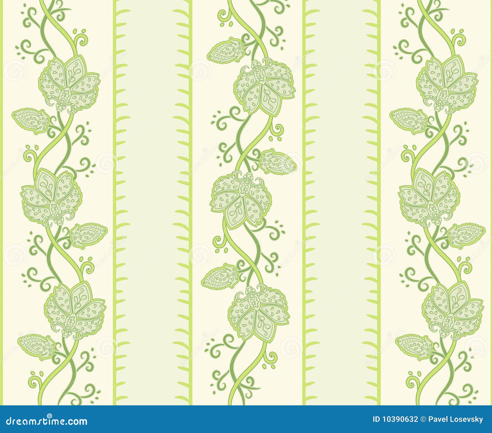 Ornamental Wallpaper Vector Stock Vector Illustration of brown