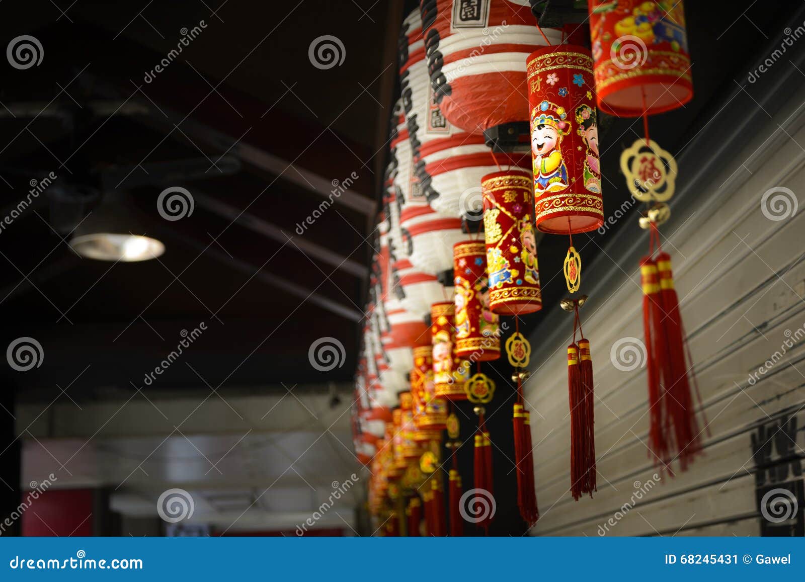 Ornamentation of Chinese New Year Stock Image Image of asia, lanthern