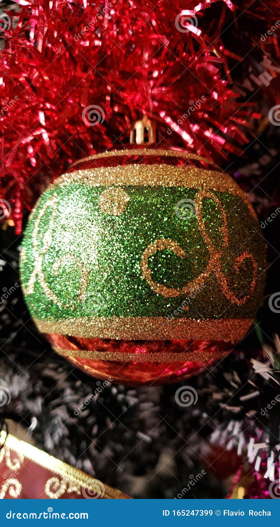 ornaments of a colorful and sketchy christmas tree 3