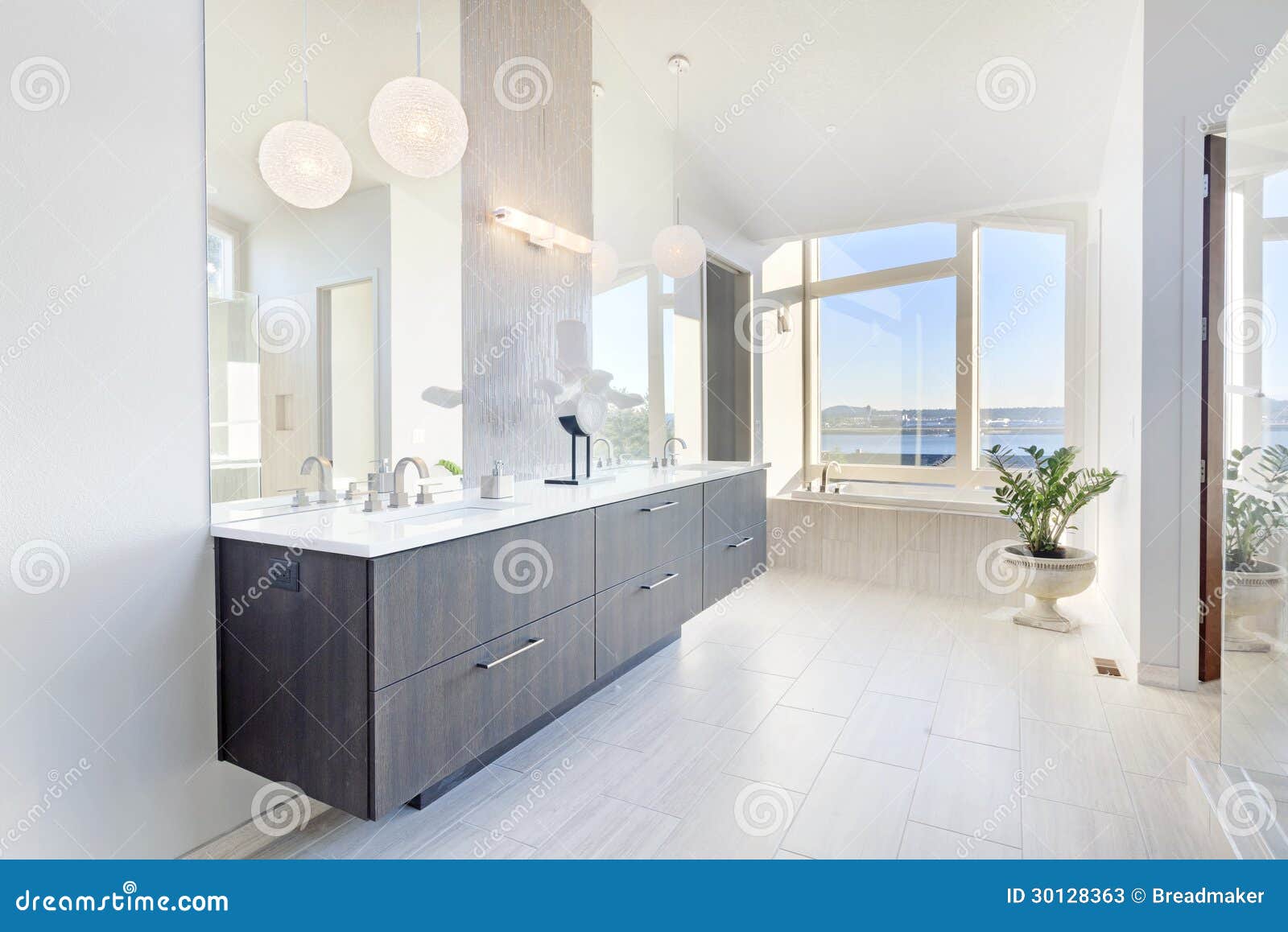 Luxury Bathroom Stock Image Image Of Retreat Condominium 30128363