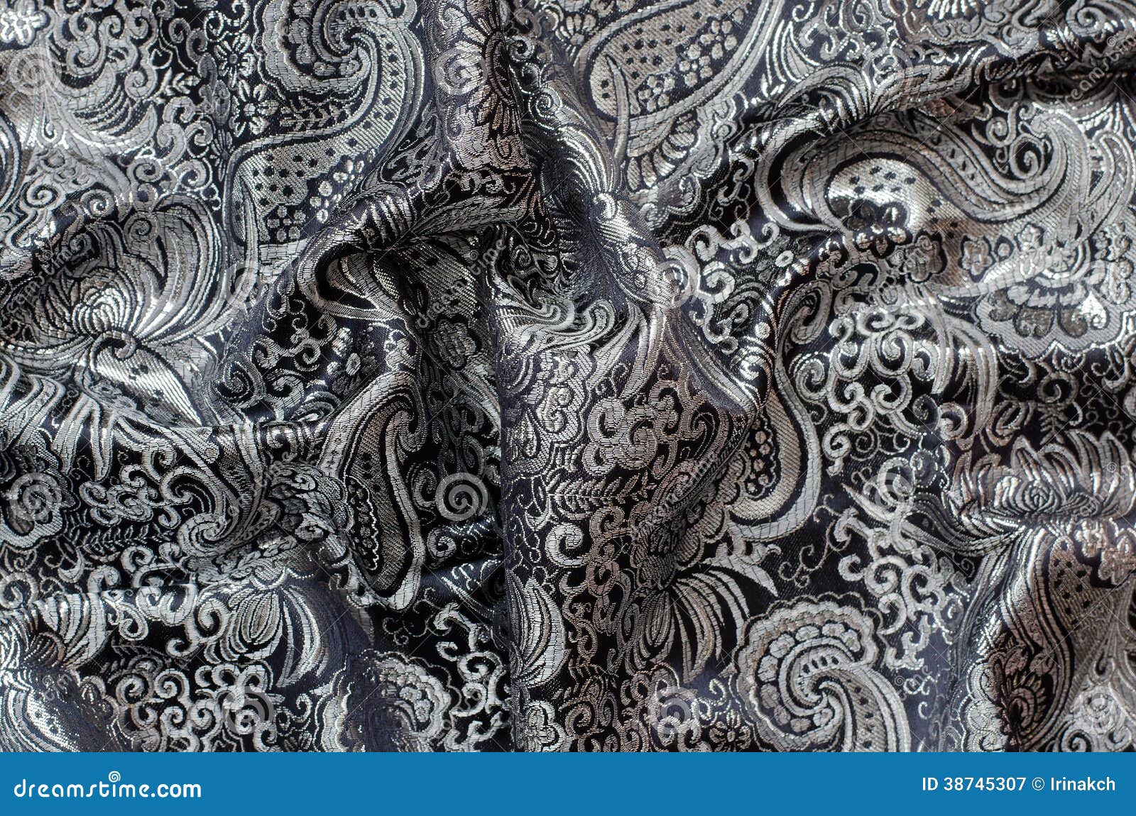 Ornate Drapery, Brocade Fabric Stock Image Image of luxury, design