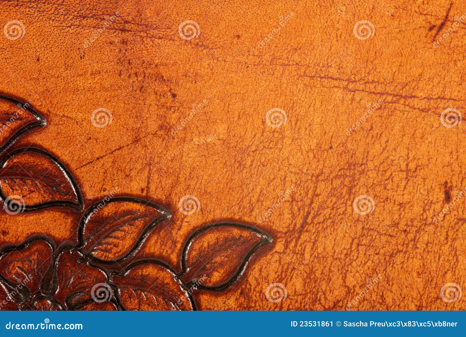 Ornate leather stock image. Image of surface, brown, material 23531861
