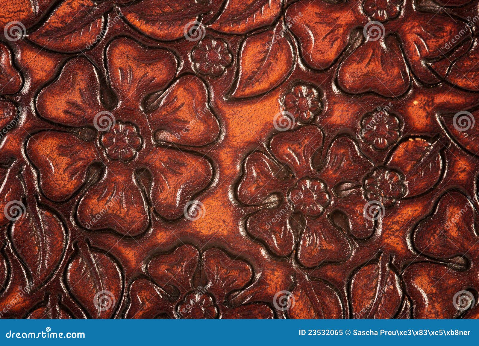 Ornate leather stock image. Image of orange, vintage 23532065