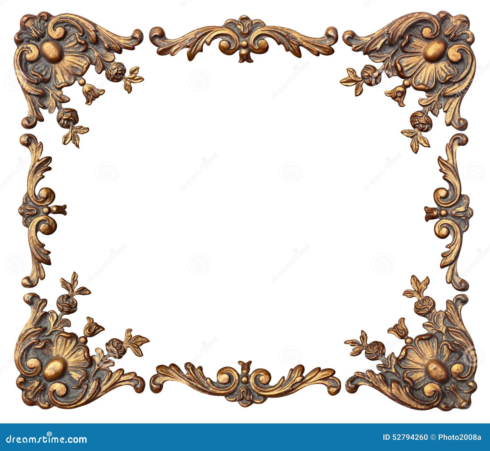 Ornate Photo Corners stock illustration. Illustration of antique 52794260