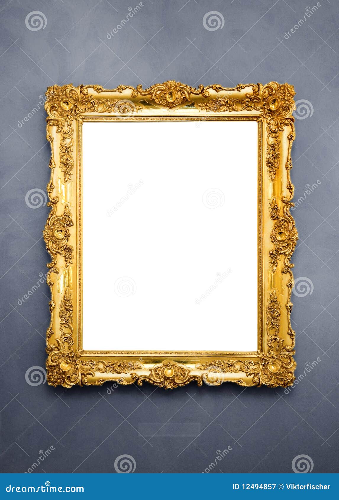 Ornate picture frame stock image. Image of rectangular 12494857
