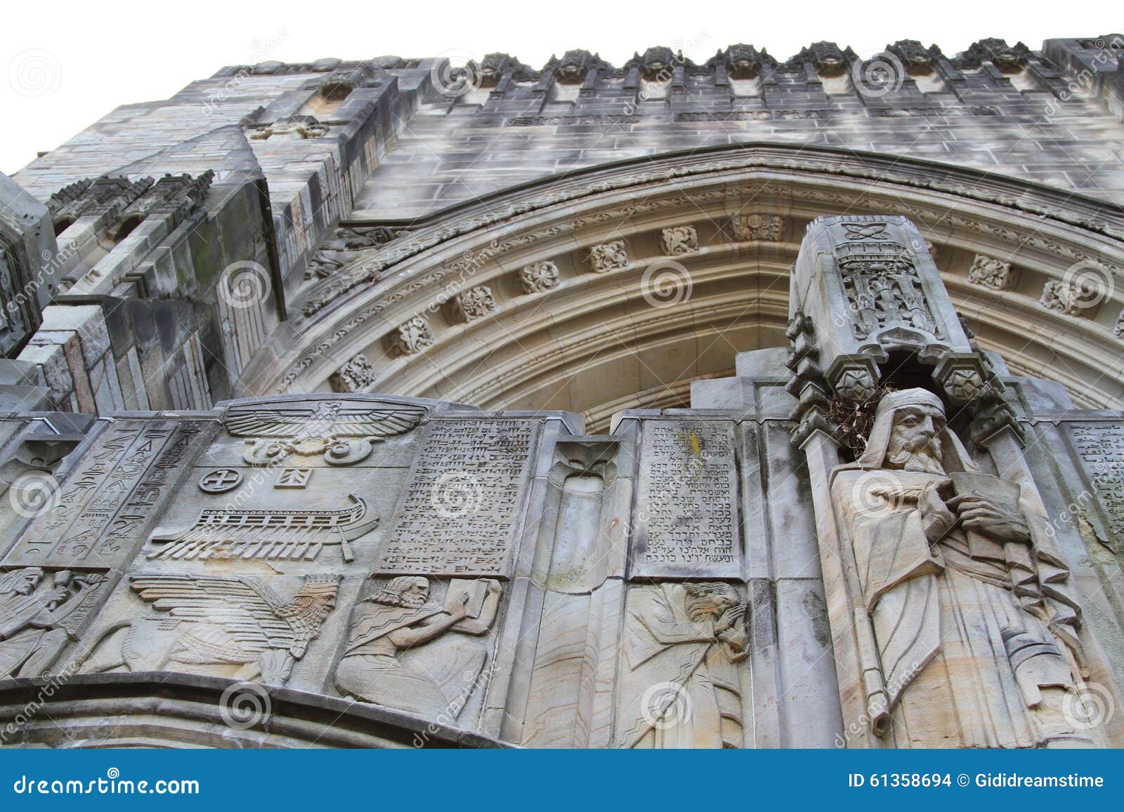 Ornate Sculpture Yale University Stock Photo Image of college, nice