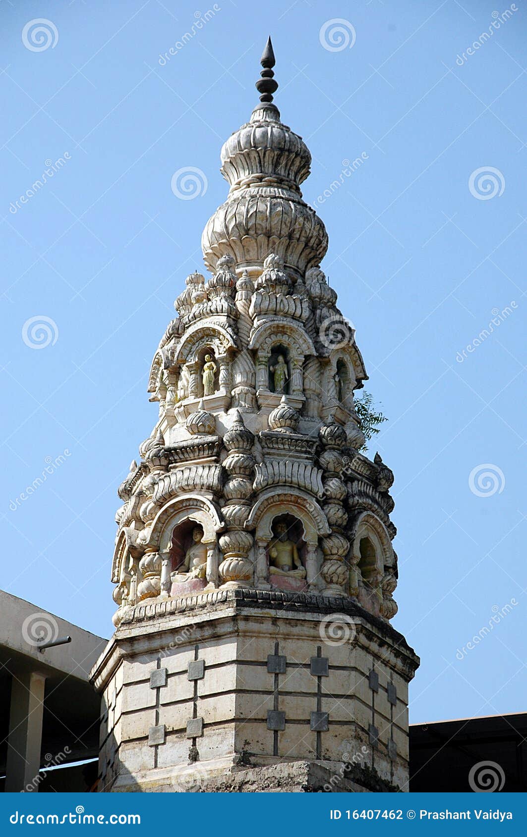 ornate temple spire