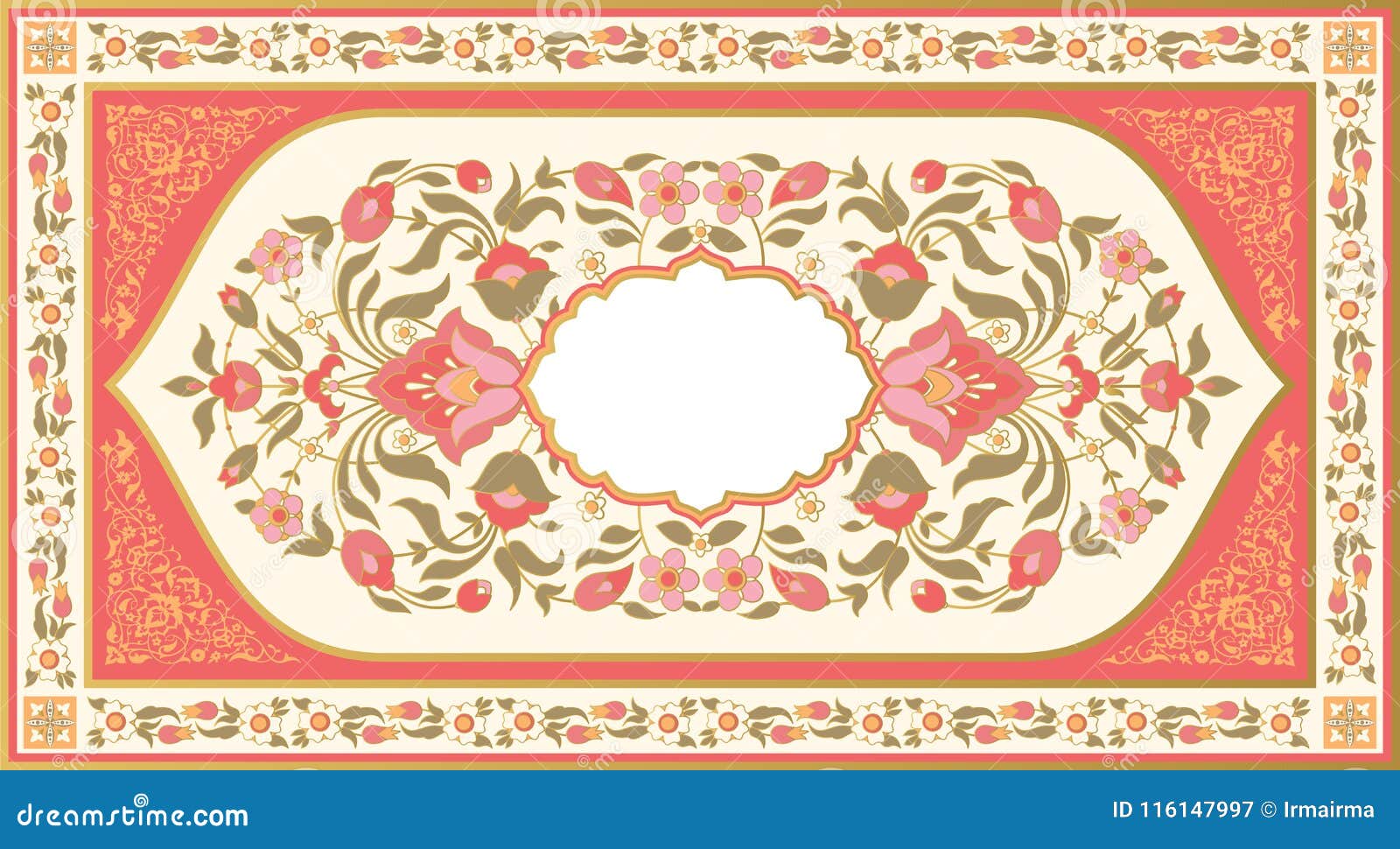 ornate vintage floral background