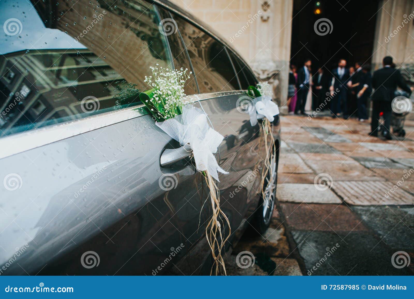 Ornements De Voiture De Mariage Image stock - Image du fête, église:  72587985