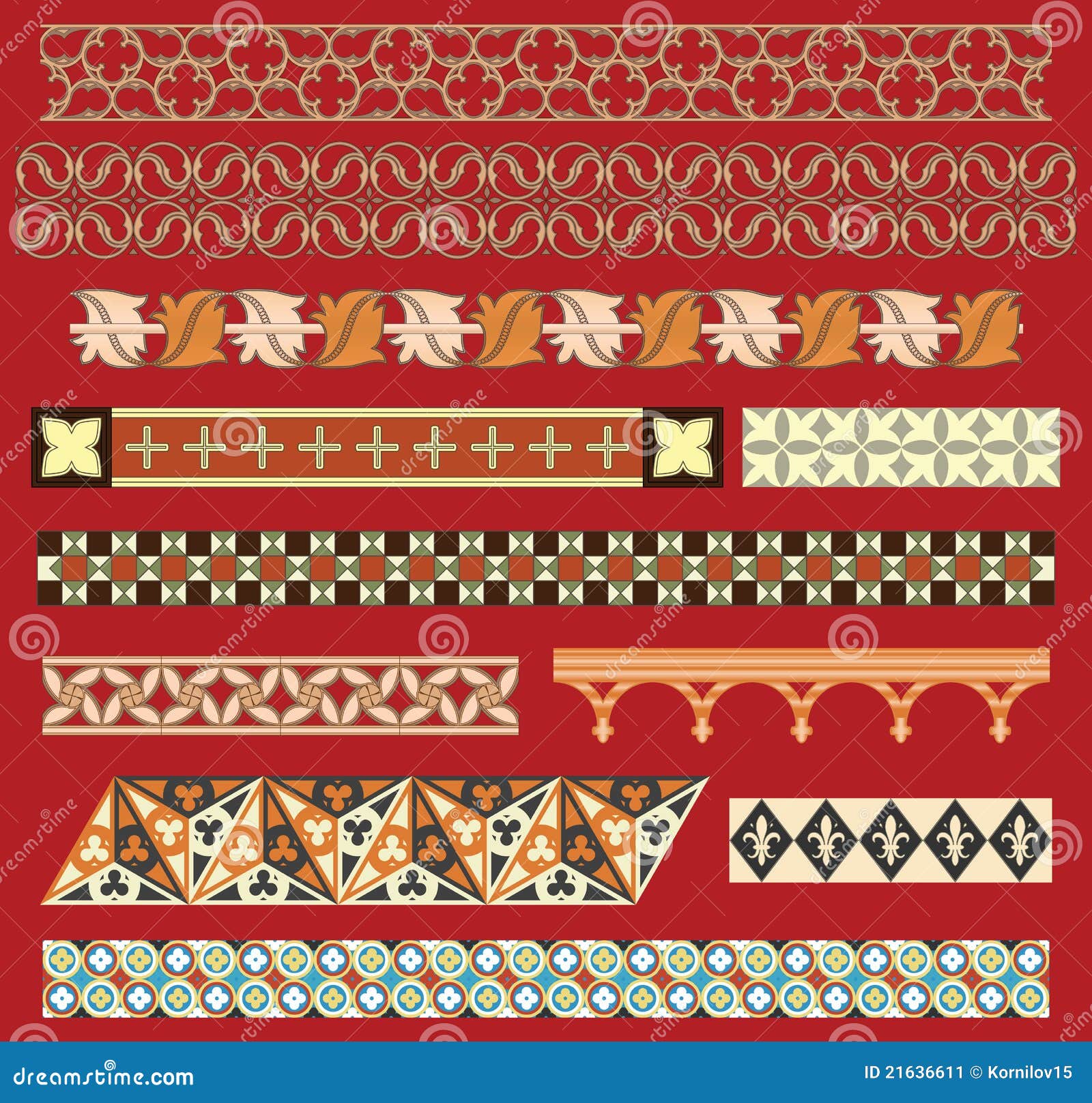 Ornements Medievaux De Cadre Illustration De Vecteur Illustration Du Ornements Cadre Ornements Medievaux De Cadre Illustration De Vecteur Illustration Du Ornements Cadre