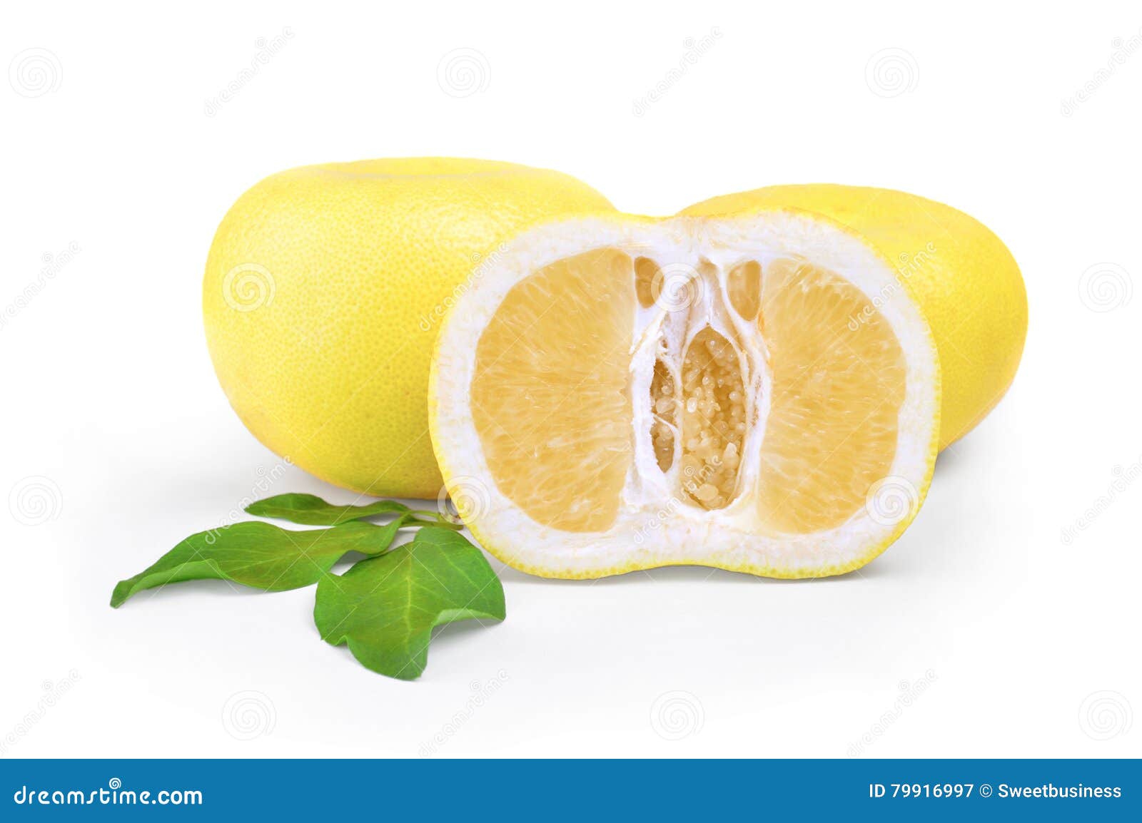 Oroblanco Sweetie Fruit Group a Hybrid of Pomelo and White Grape Stock