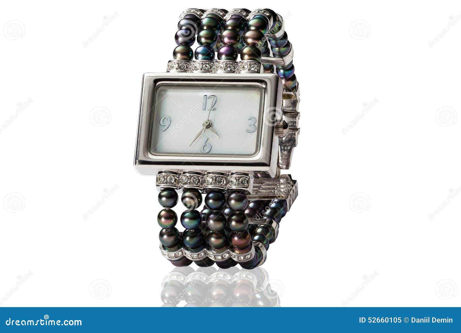 Orologio della donna immagine stock. Immagine di chiusura - 52660105