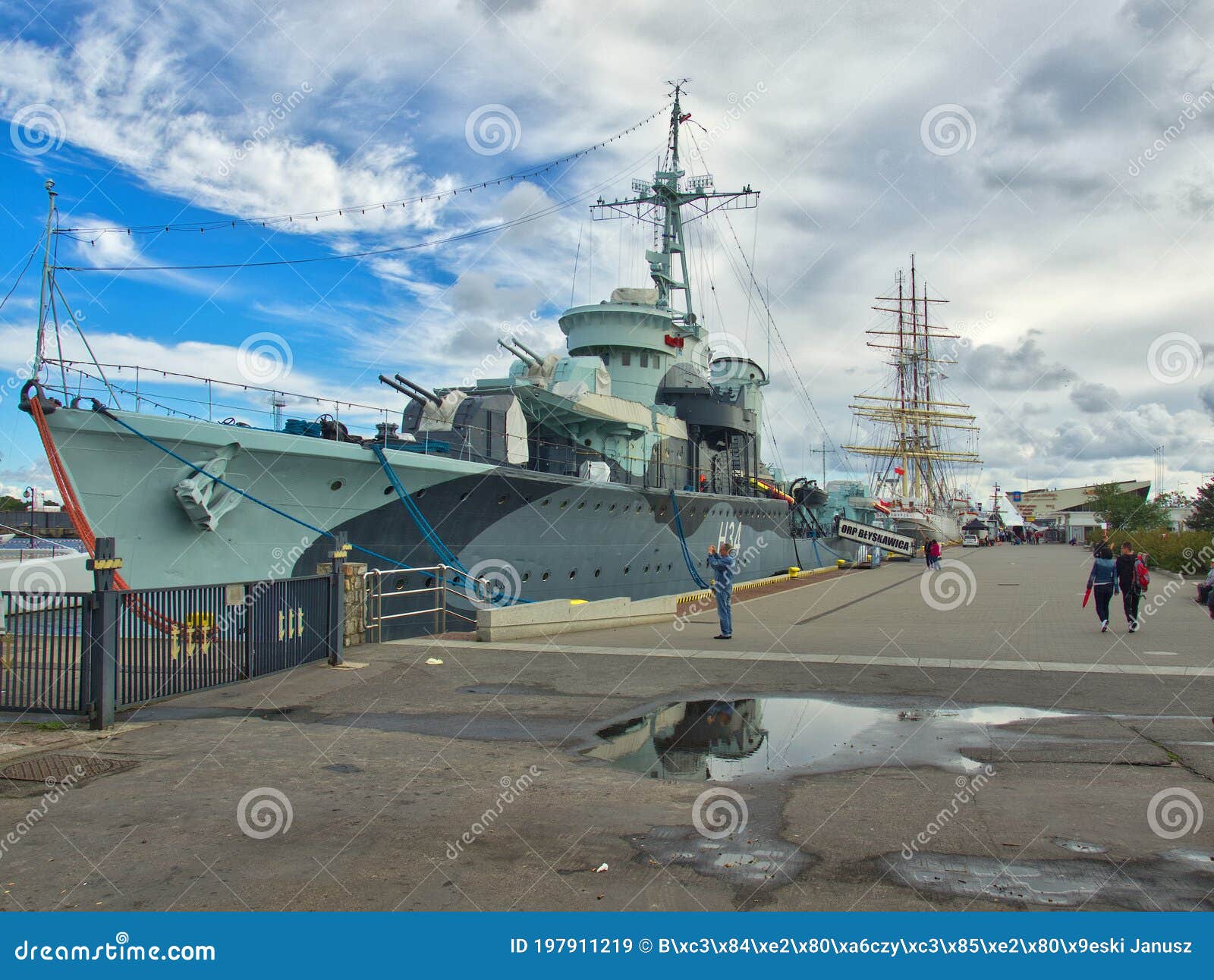 ORP `Blyskawica`. Stock Image. Image Of Gdynia, Wwii - 197911219