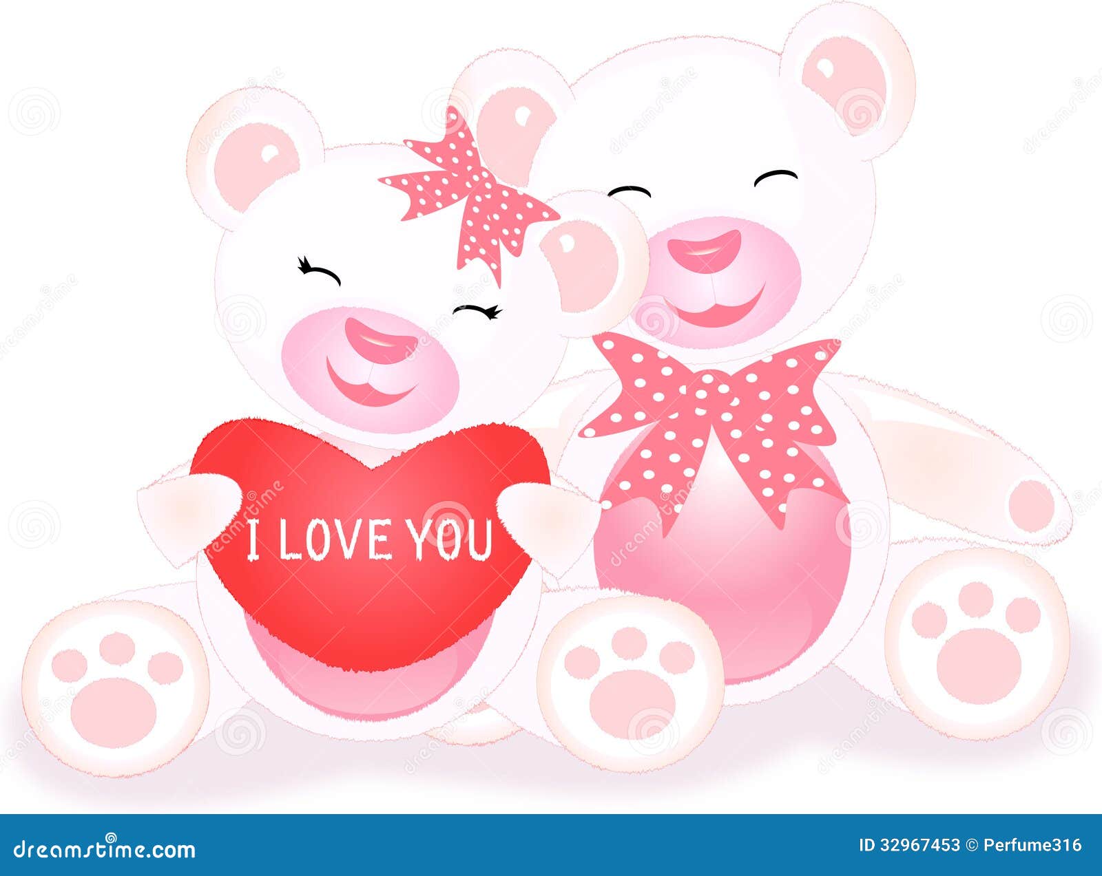 Orsacchiotto Con Cuore Illustrazione Vettoriale. Illustrazione Di - Foto 2