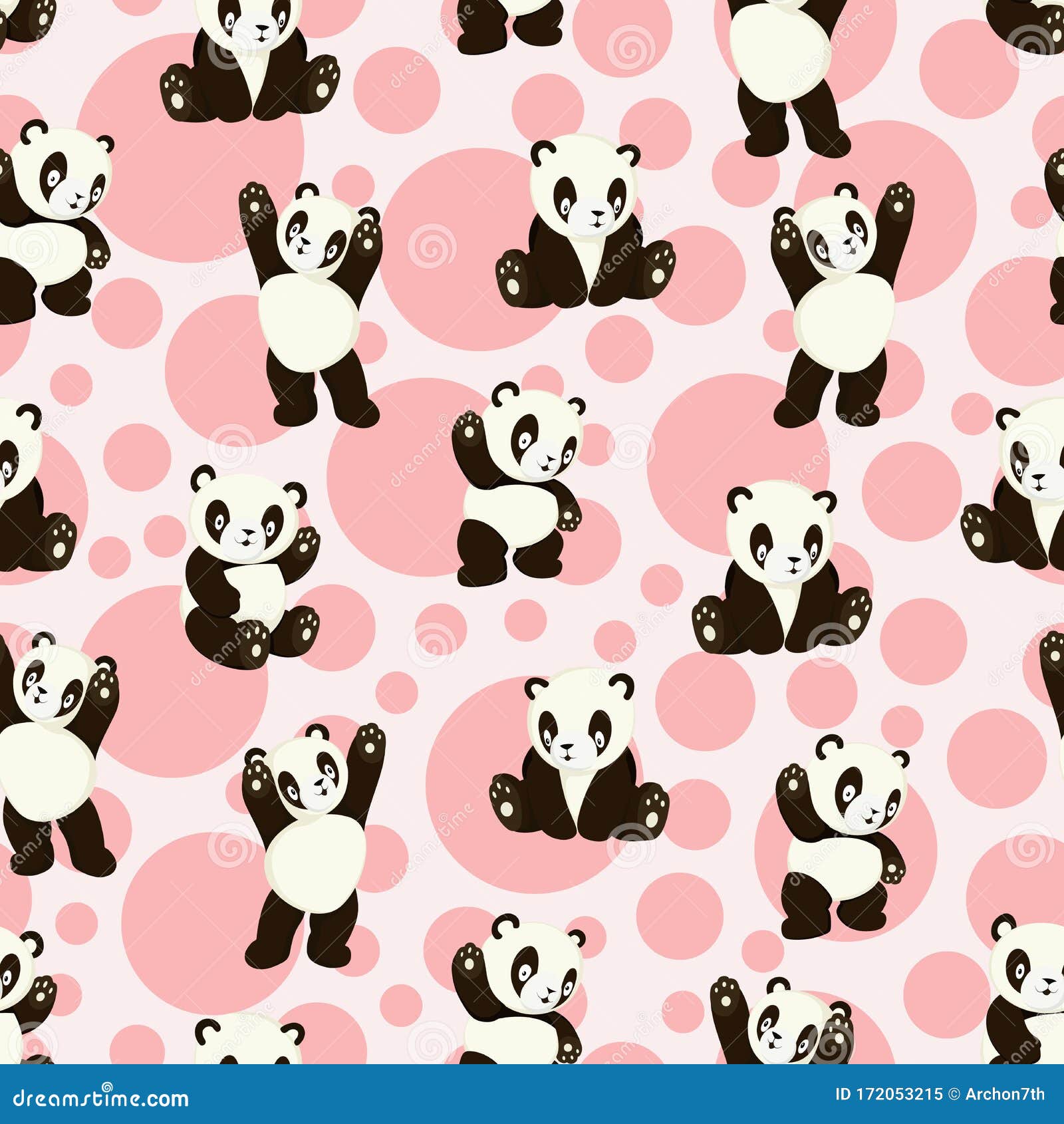 pic Disegni Di Panda Kawaii https it dreamstime com orsi panda kawaii carini varie pose con uno schema uniforme pandan su sfondo rosa disegno di vettoriale mano senza saldatura image172053215