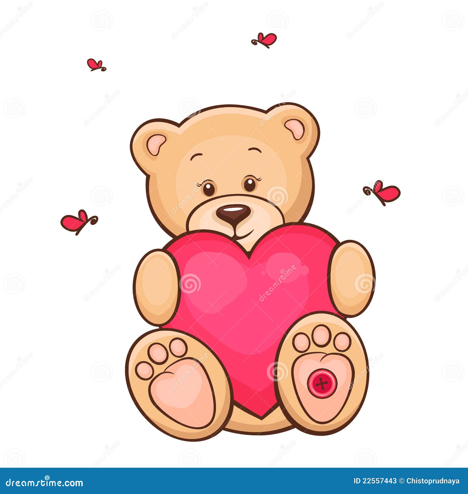 Disegno Immagini Orsacchiotto Con Cuore Oso Para Orsetto Da