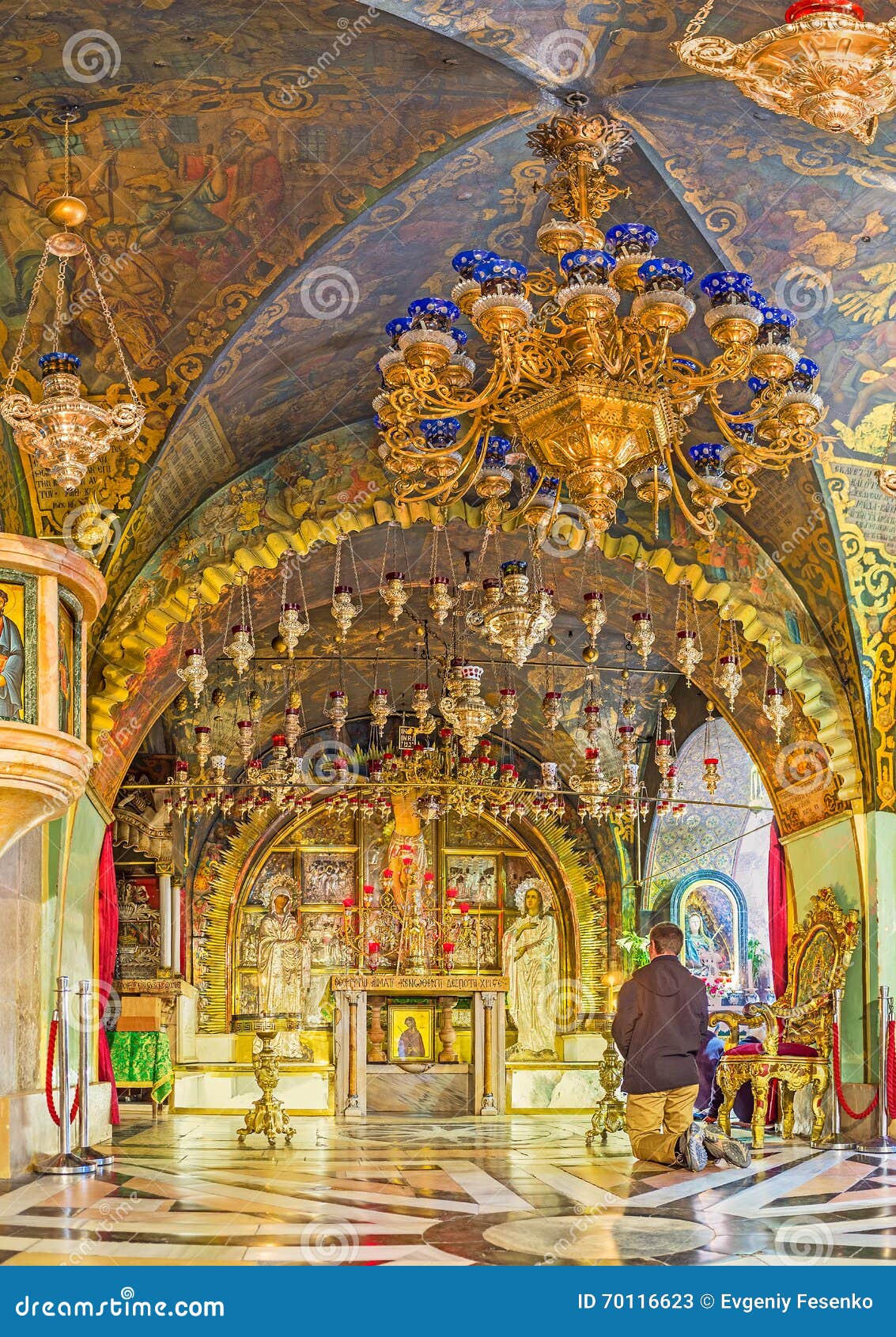 The Orthodox Calvary Chapel In The Church Of The Holy ...