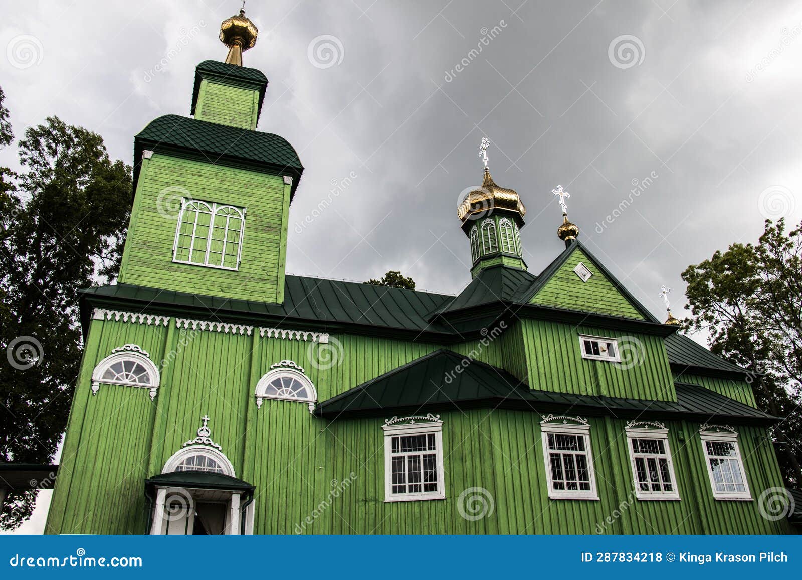 orthodox church of saint michael archangel in trzescianka, land of open shutters