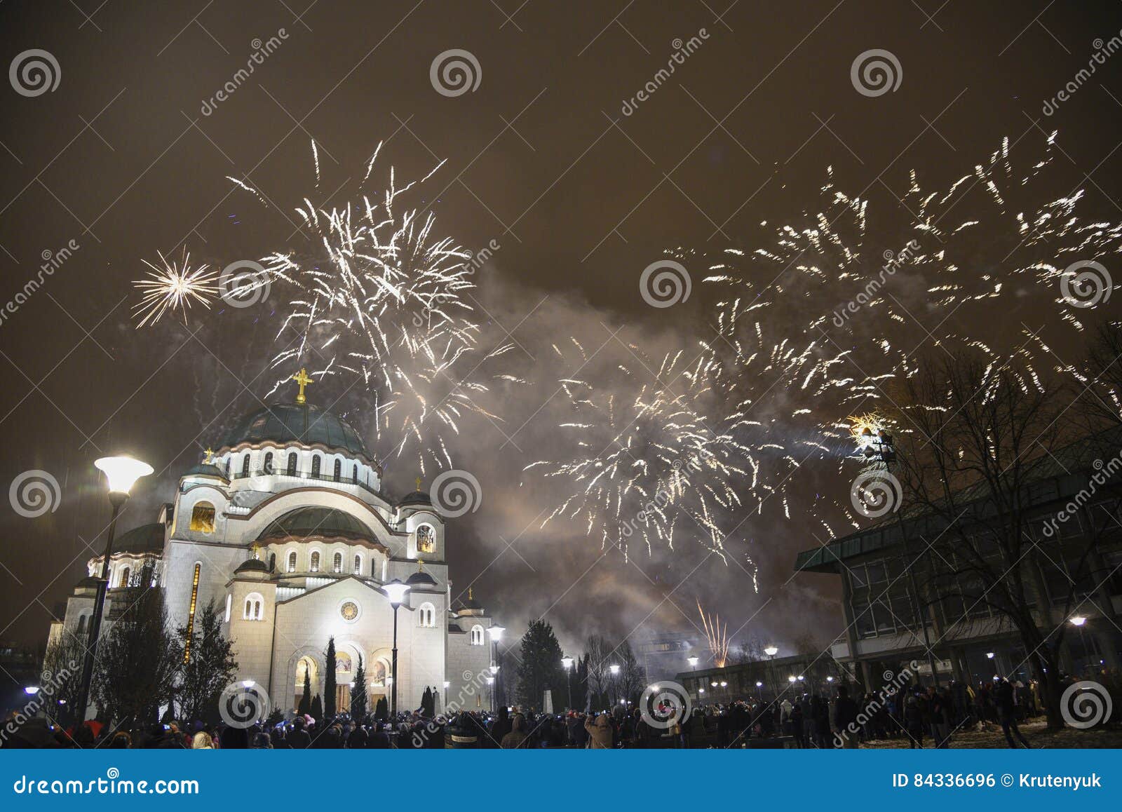 Orthodox New Years Eve Celebration Editorial Photo - Image of calendar ...