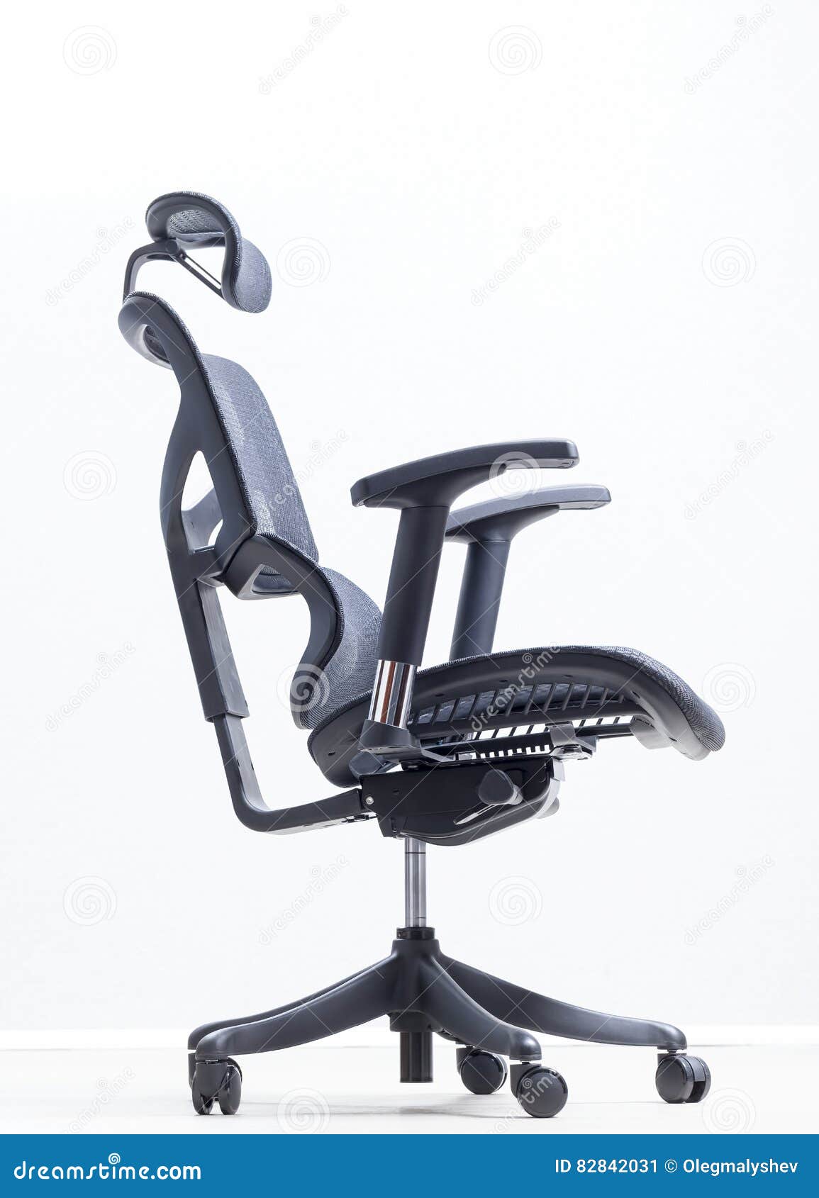 Orthopedic Chair Ergonomic Computer Workstation RoyaltyFree Stock