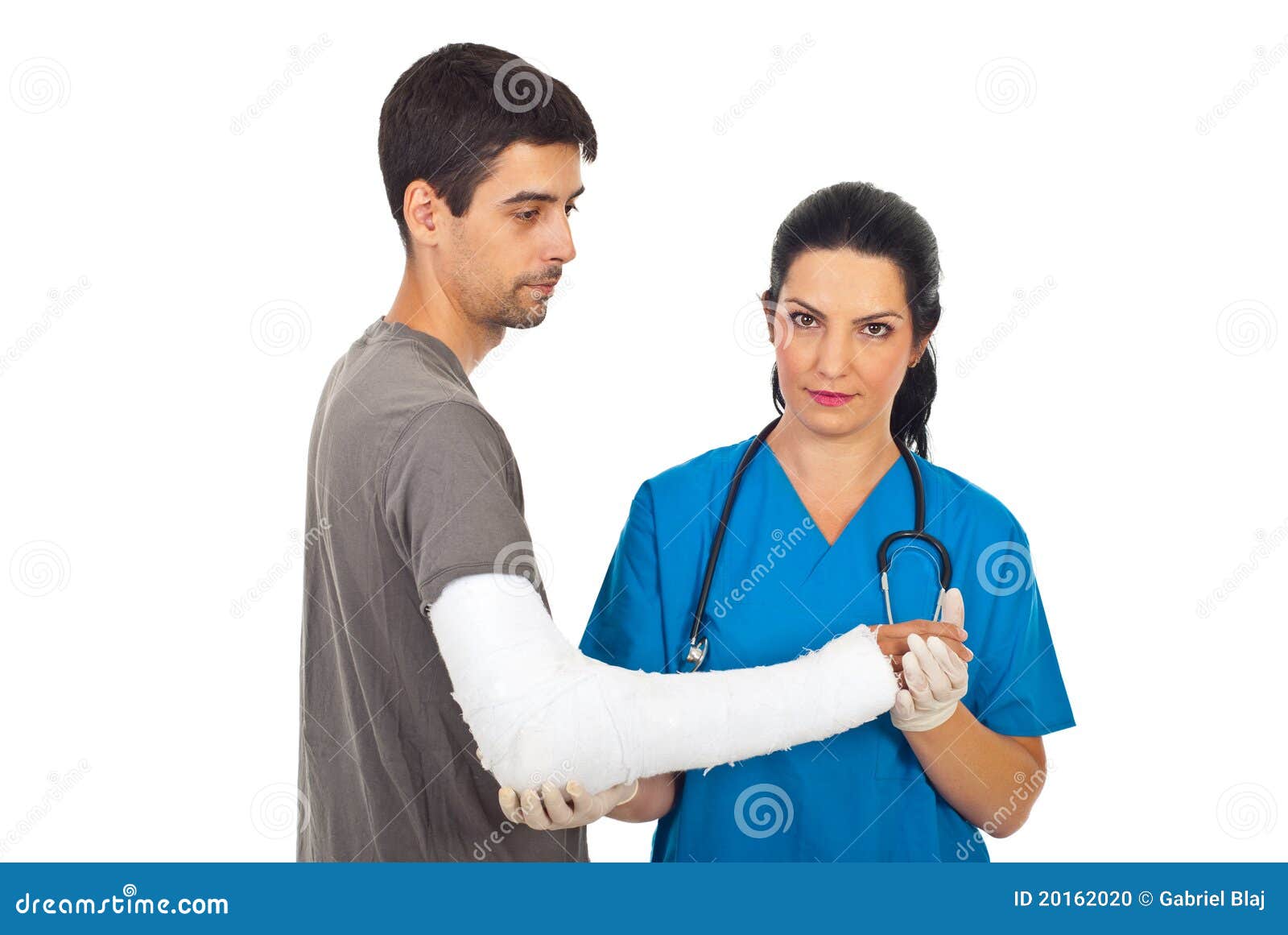 Orthopedic Doctor With Male Patient Stock Photo Image 20162020