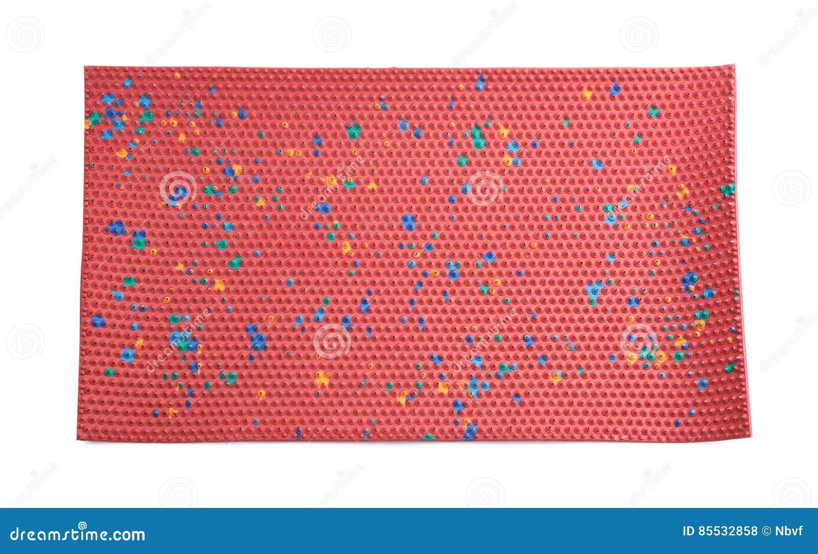 Orthopedic Mat with Spikes Isolated Stock Photo Image of relax