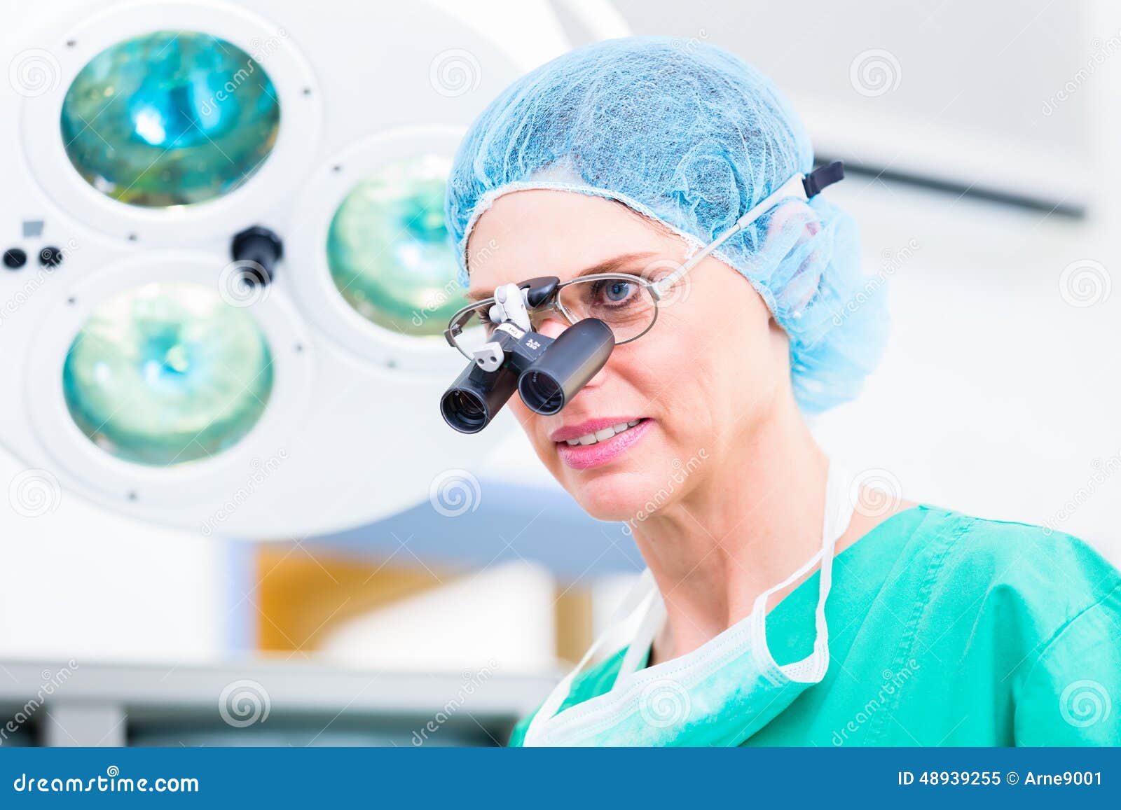 Orthopedic Surgeon with Special Glasses Stock Image Image of clinic