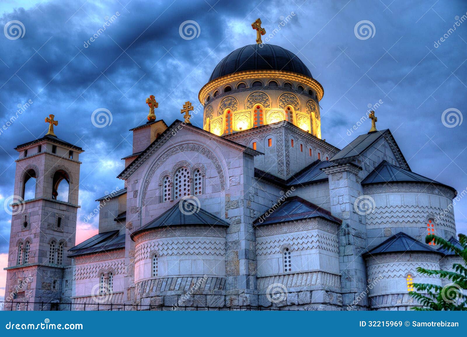 ortodox church of the resurrection of christ in podgorica montenegro
