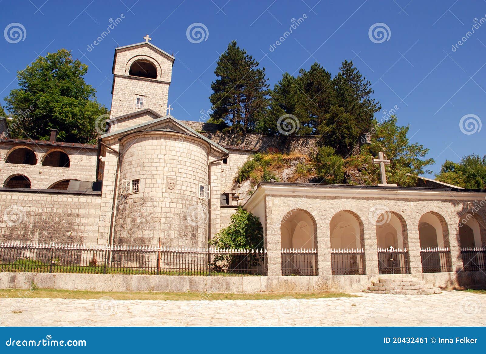 ortodox monastery in cetinje, montenegro