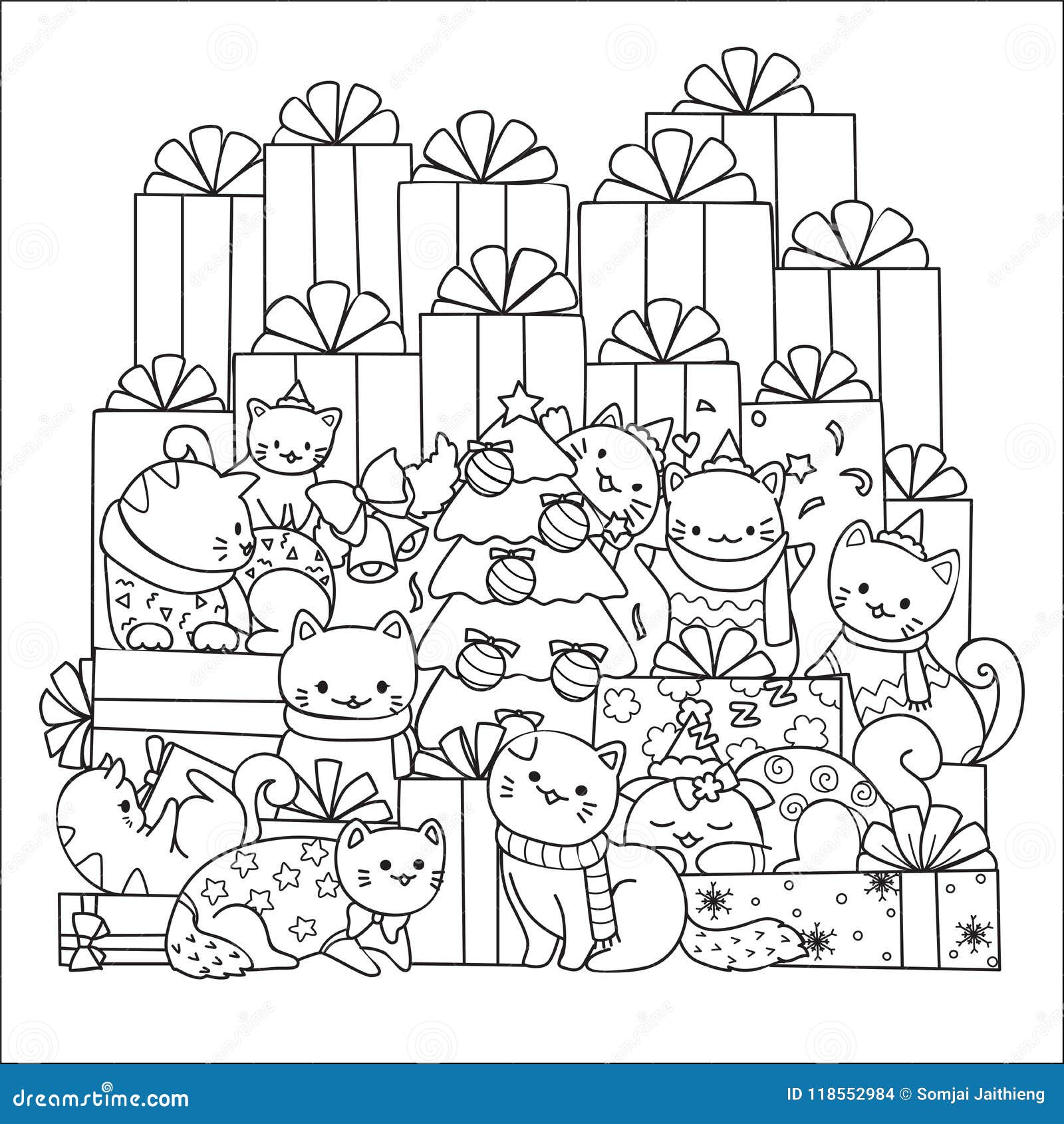 Desenhos de Natal Bonitos para Colorir