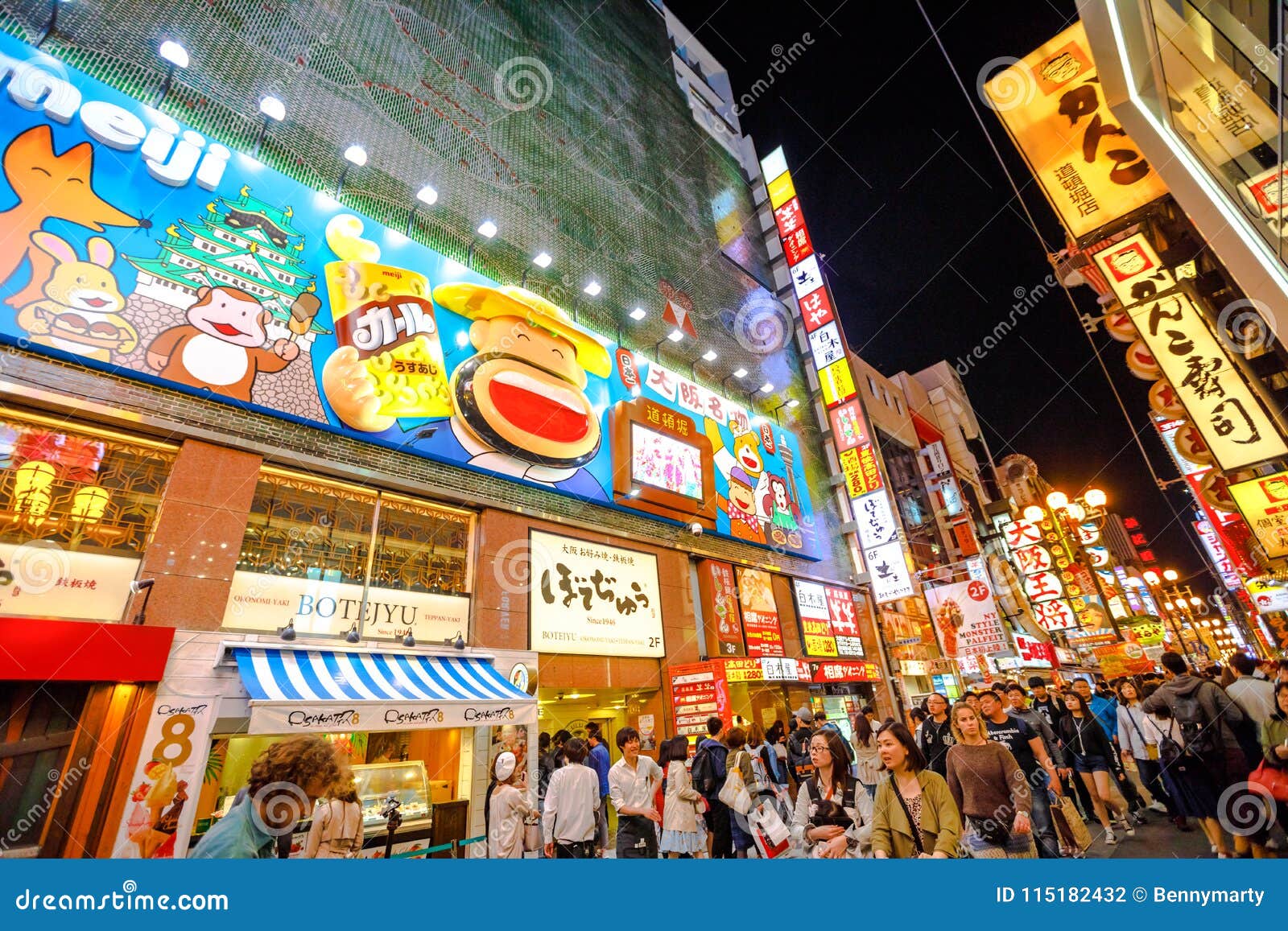 Osaka Golden Week editorial photography. Image of namba 115182432