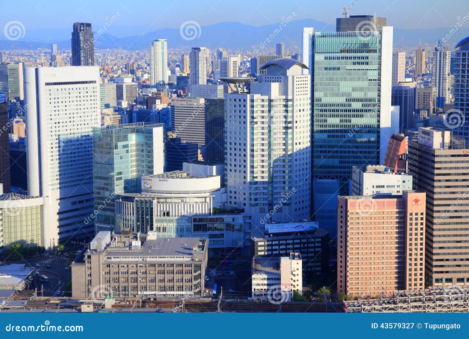 Osaka editorial photography. Image of skyscrapers, cityscape 43579327