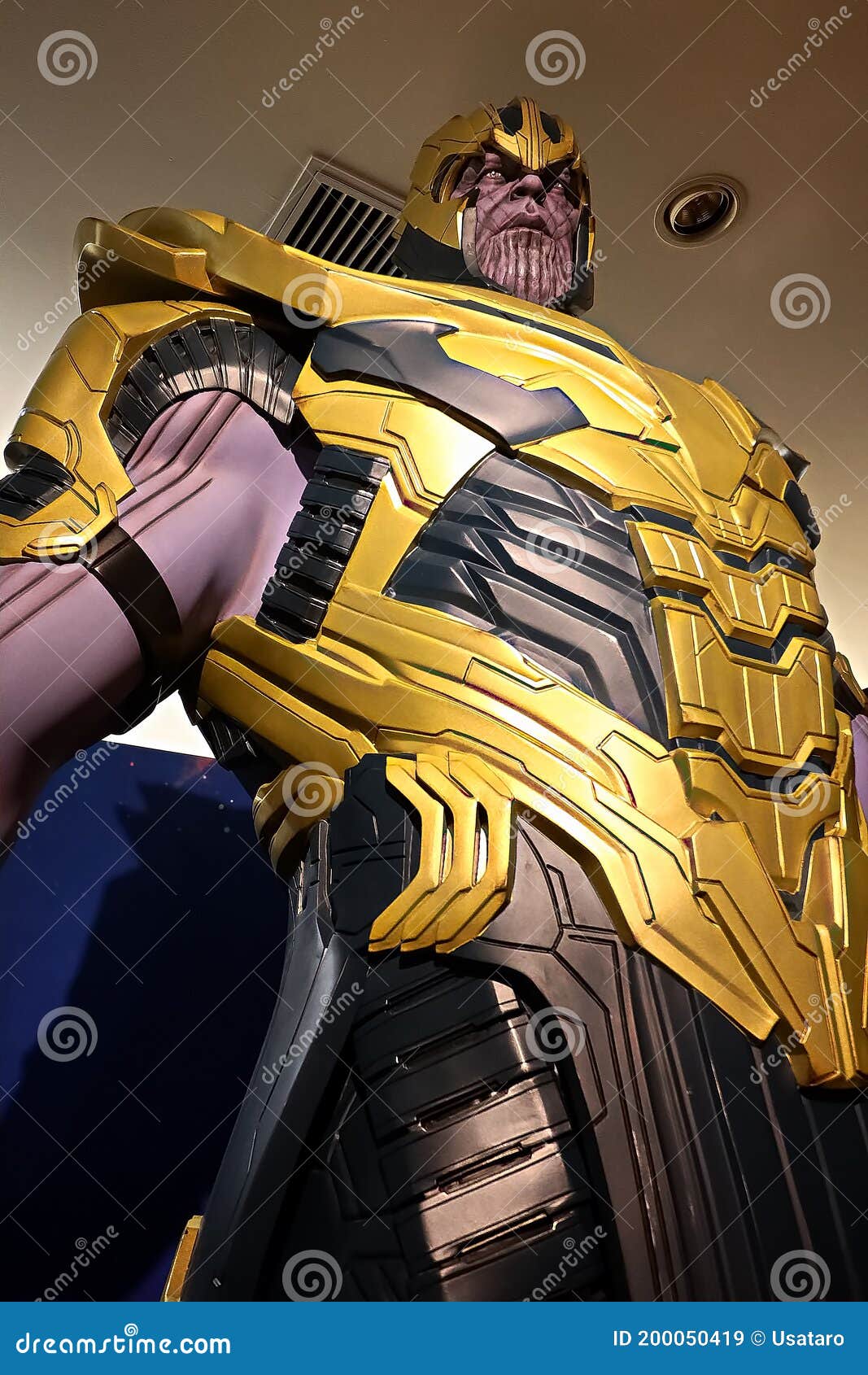Thanos Full Armor Suit Action Figure Show for Promote Avengers Endgame  Editorial Stock Image - Image of comics, black: 200050419