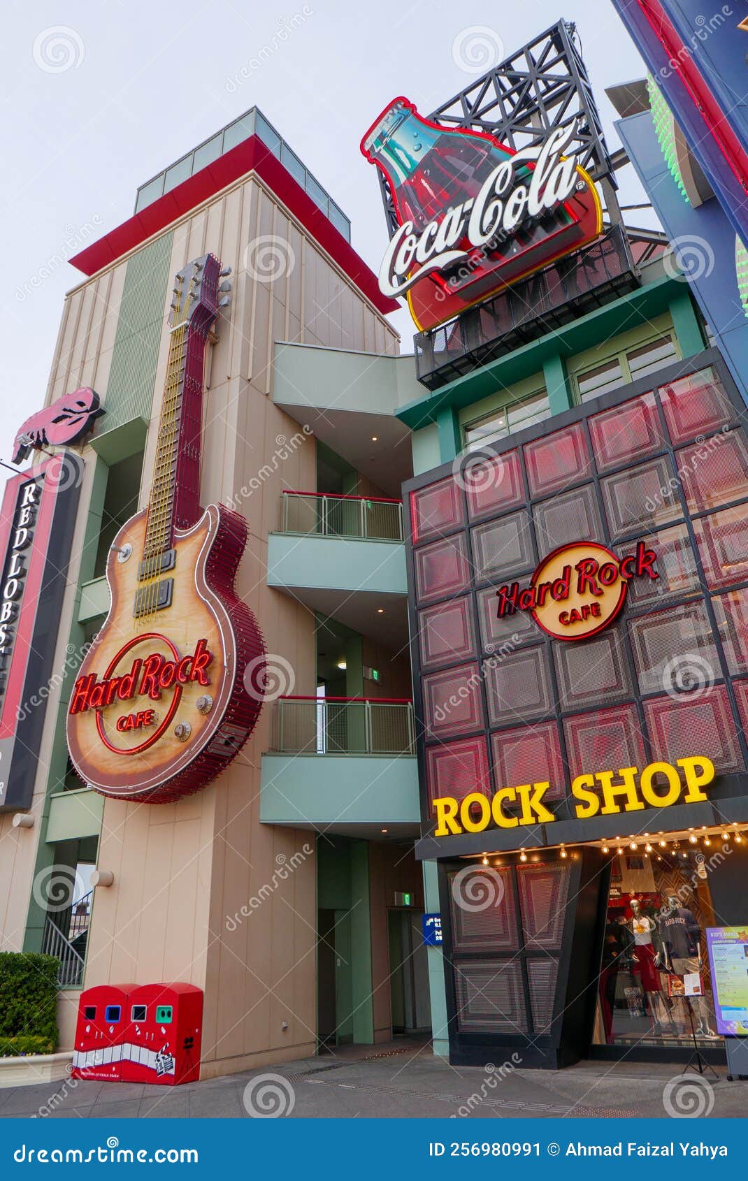 OSAKA, JAPANCIRCA 2018 Hard Rock Cafe at Universal Studios Japan in