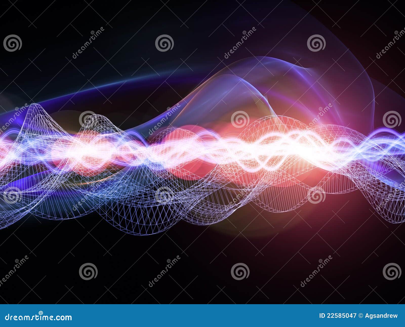 Oscillations stock illustration. Illustration of wave 22585047