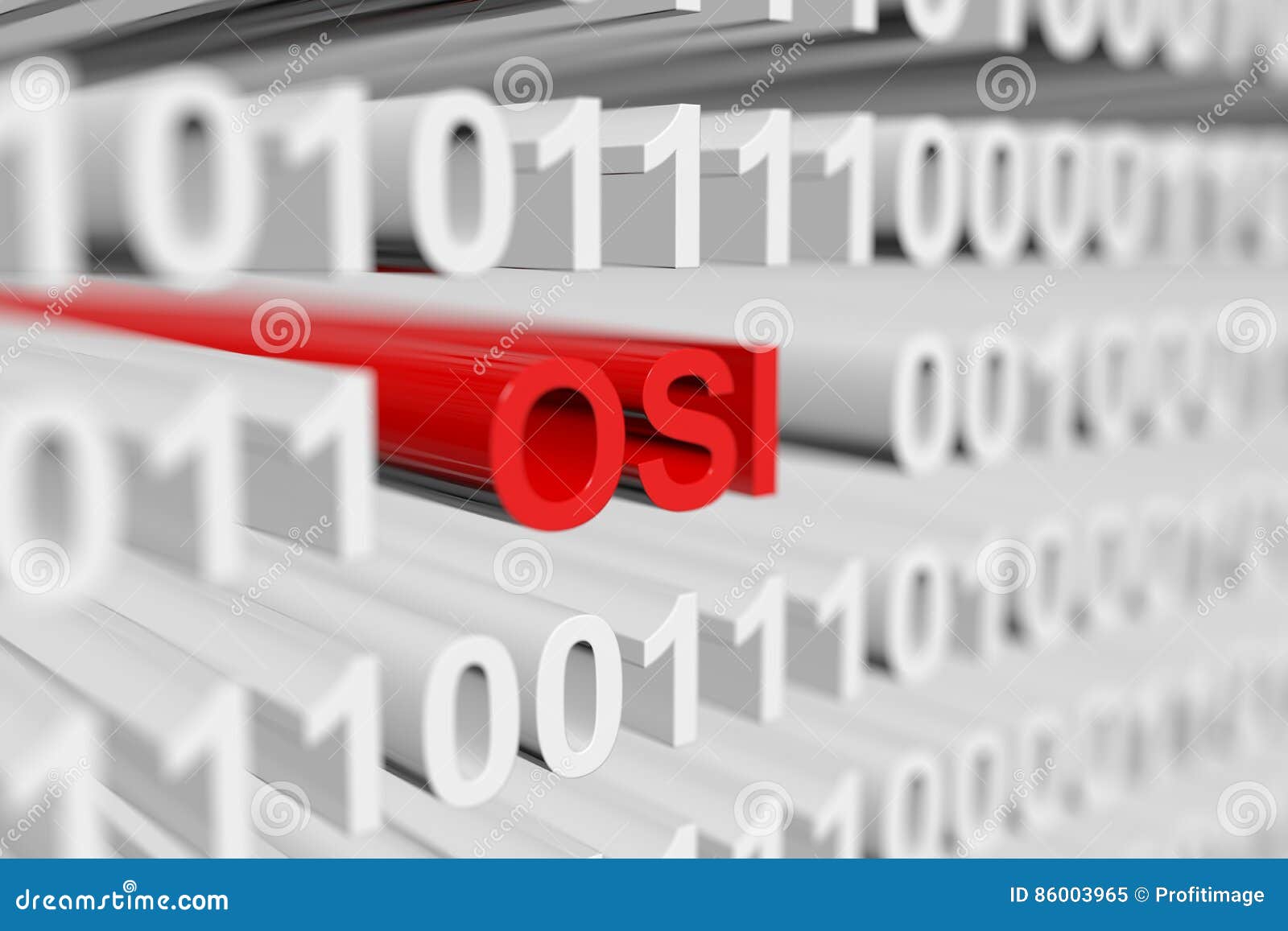 Osi stock illustration. Illustration of blurred, information 86003965
