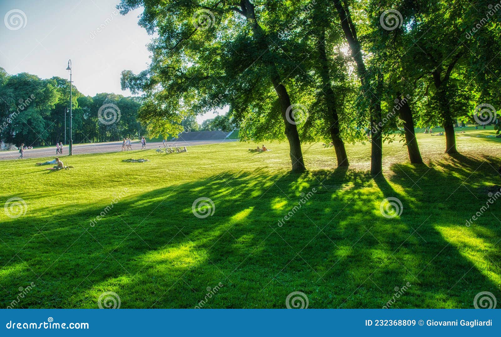 Oslo, Norway. Beautiful Gardens and Vegetation in Summer Season Stock ...