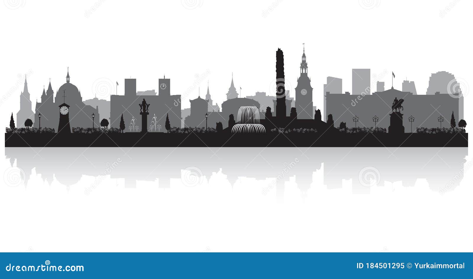 oslo norway city skyline silhouette