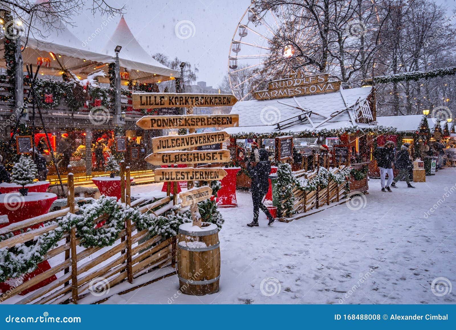 norwegian winter celebrations clipart